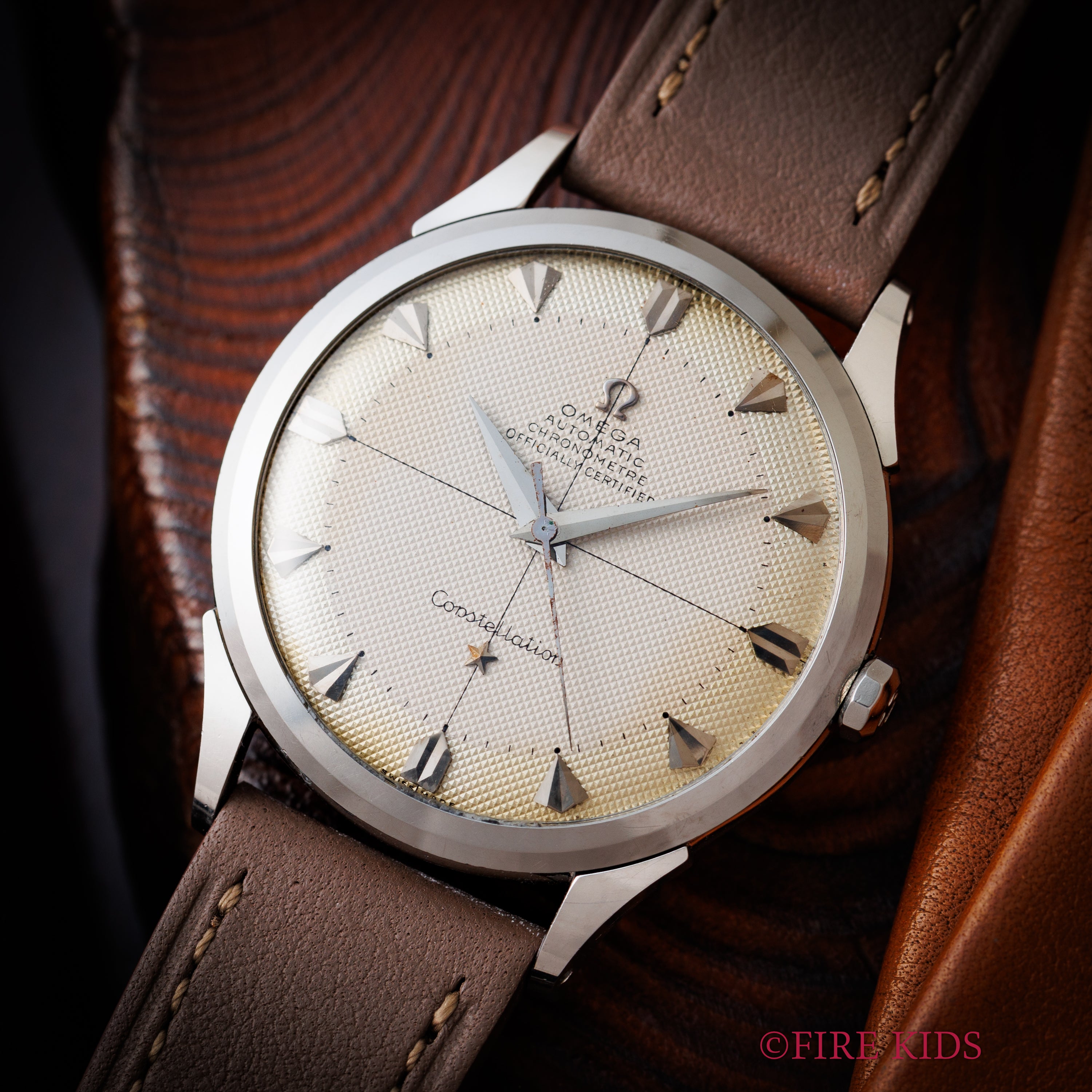 オメガ コンステレーション初期型 1952年製 ハートインデックス バンパー式オートマチック Cal.354 Ref.2648‐2