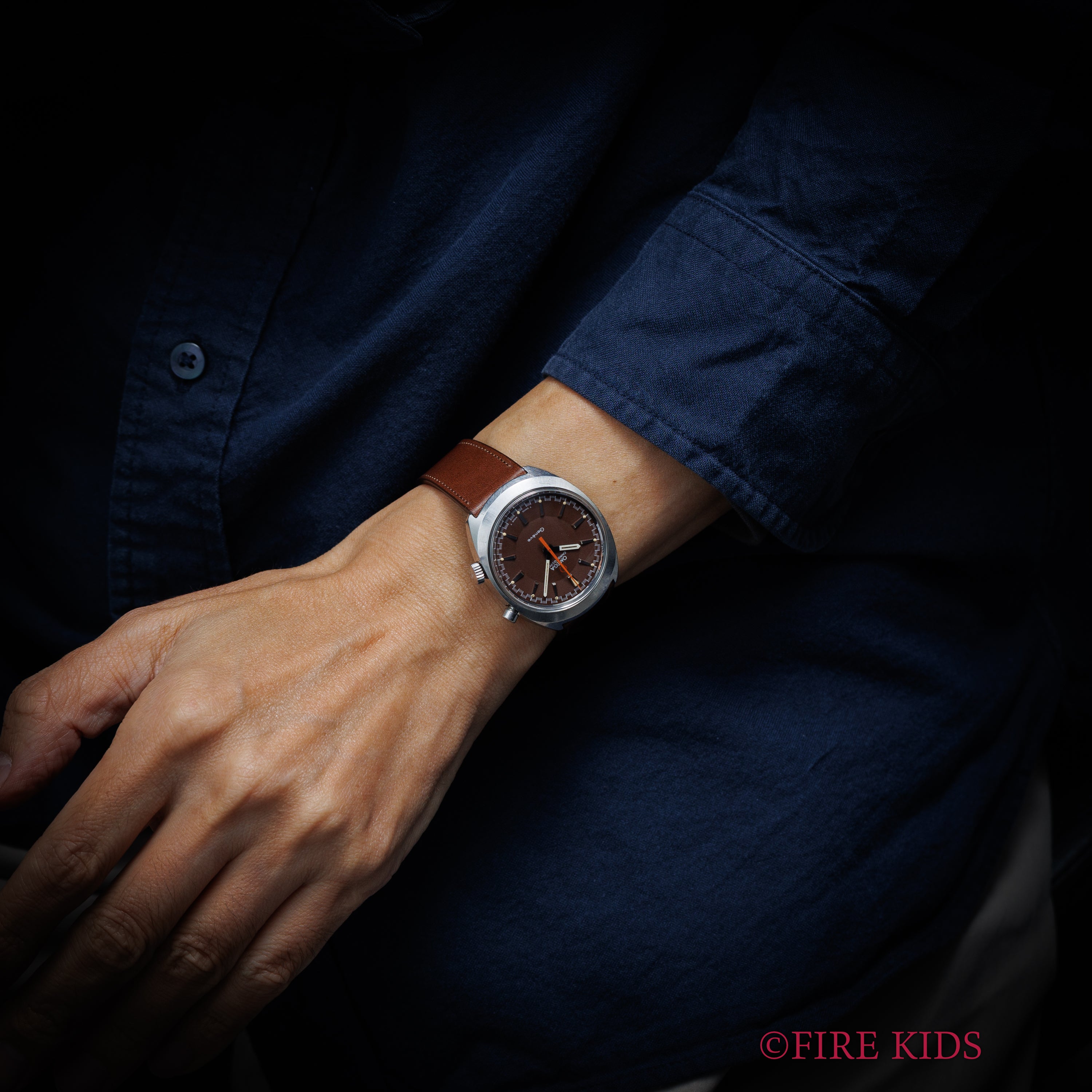 オメガ クロノストップ 1968年製 Ref.145.009 手巻 Cal.865 希少ブラウンダイヤル