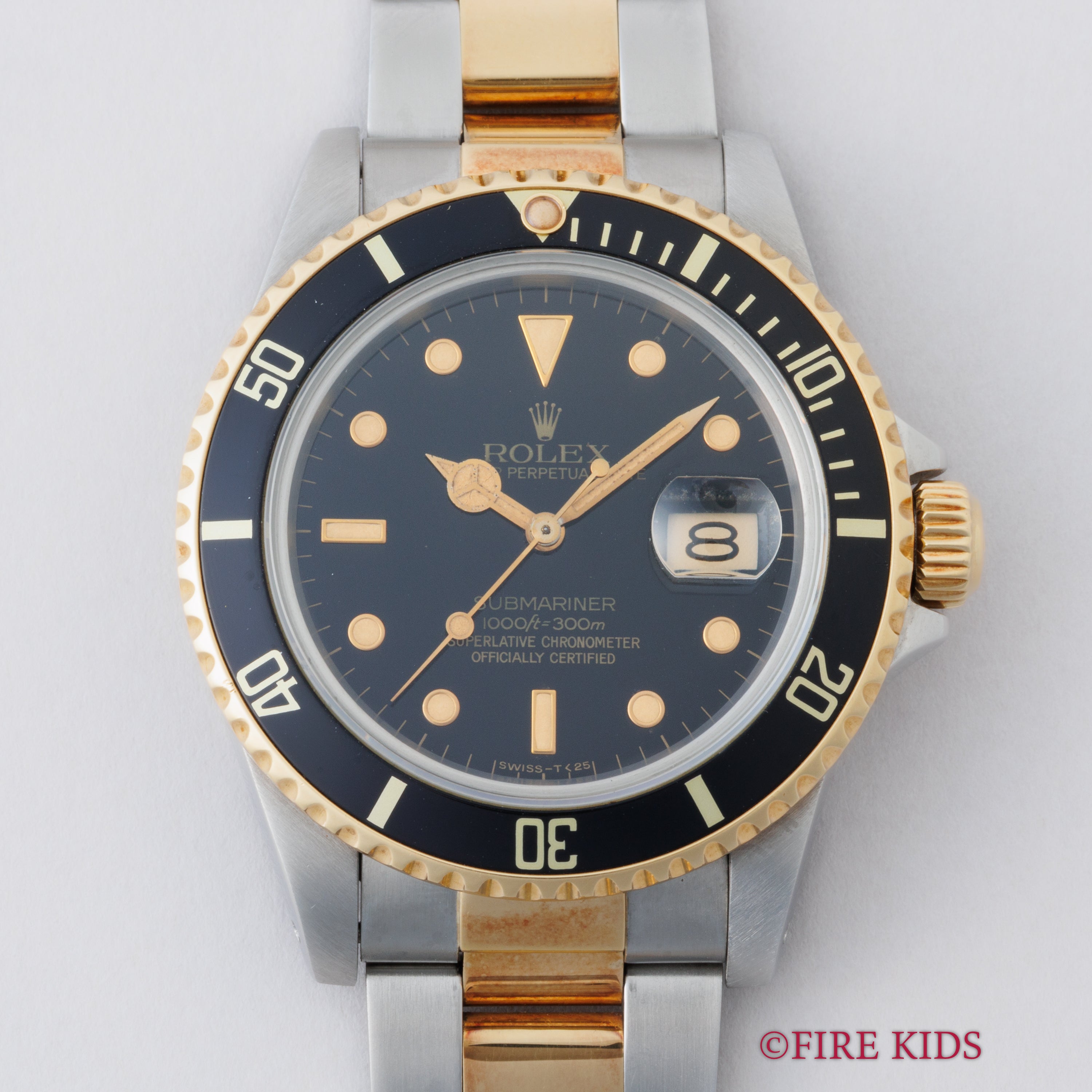 ロレックス サブマリーナー コンビ 1983年製 Ref.16803 オールトリチウム 純正サブマリーナー用コンビブレス