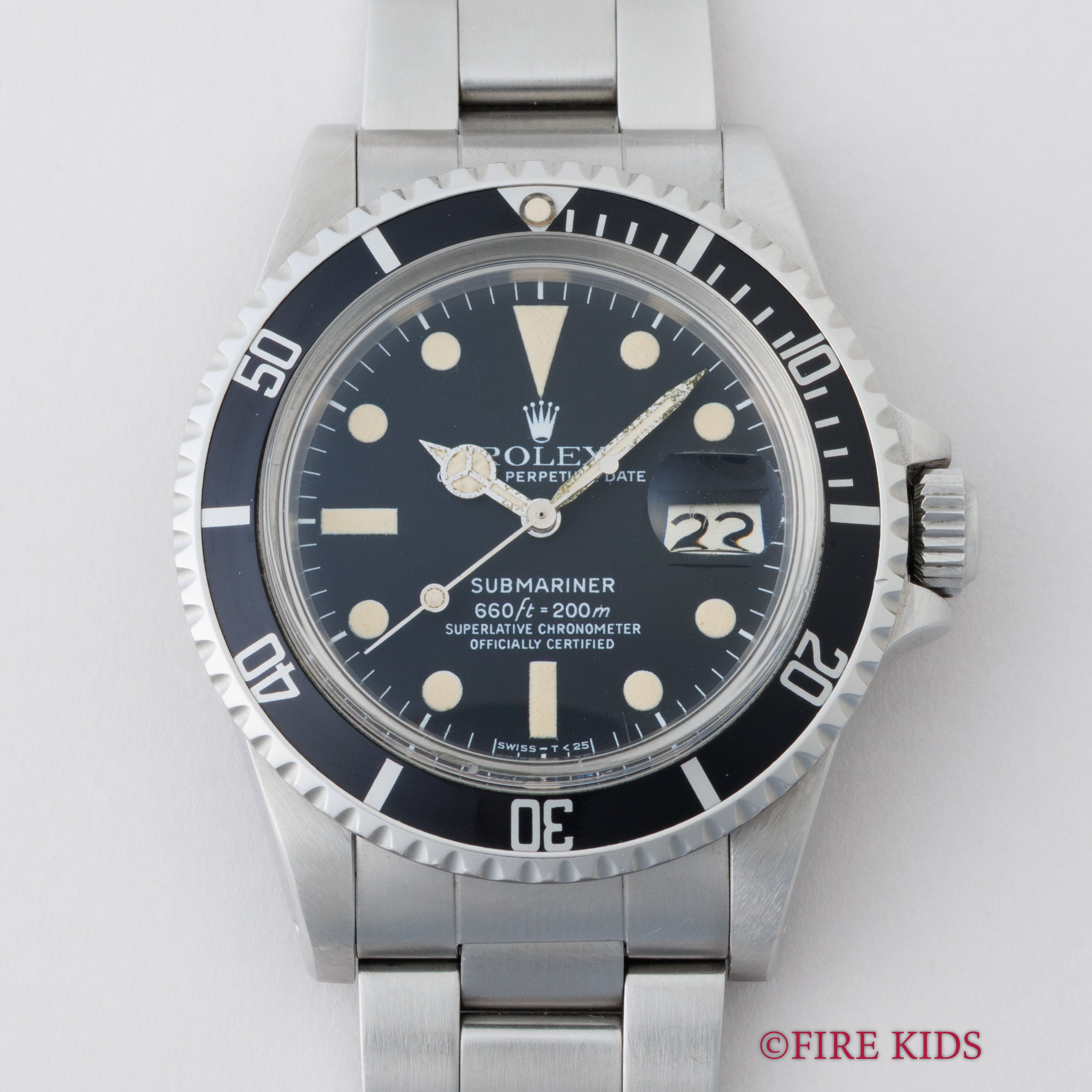 ロレックス サブマリーナーデイト 1978年製 Ref.1680 オールトリチウム 白サブマーク2ダイヤル