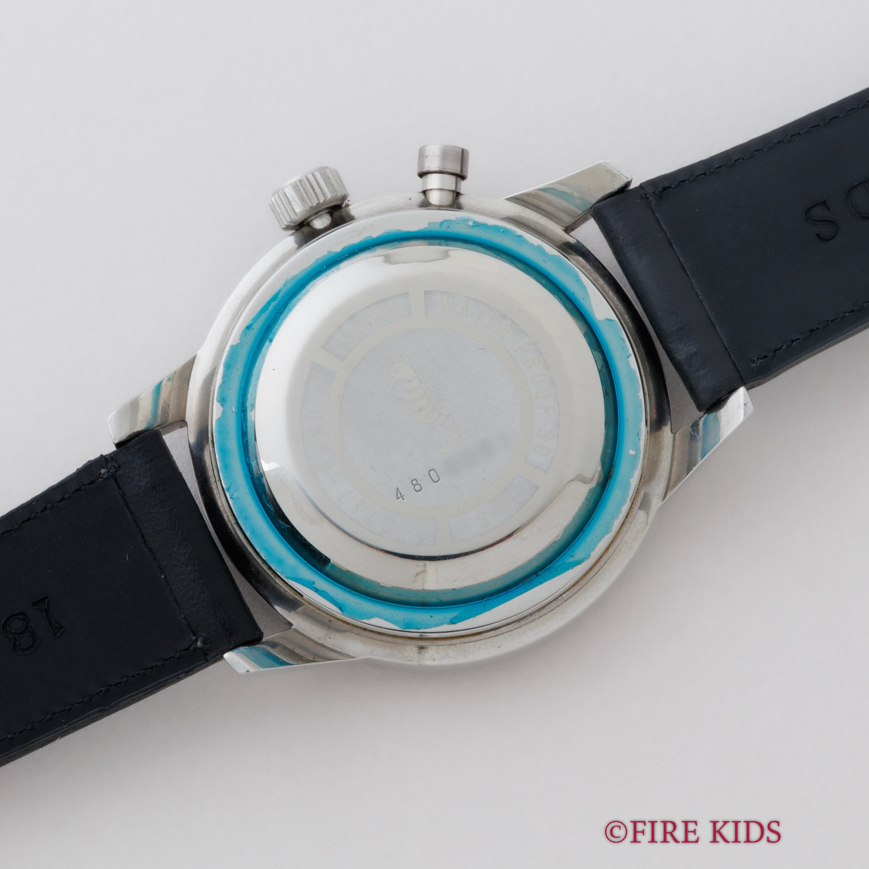 セイコー ワンプッシュクロノ 1964年製 手巻き ステンレスベゼル タツノオトシゴ クラウンクロノグラフ