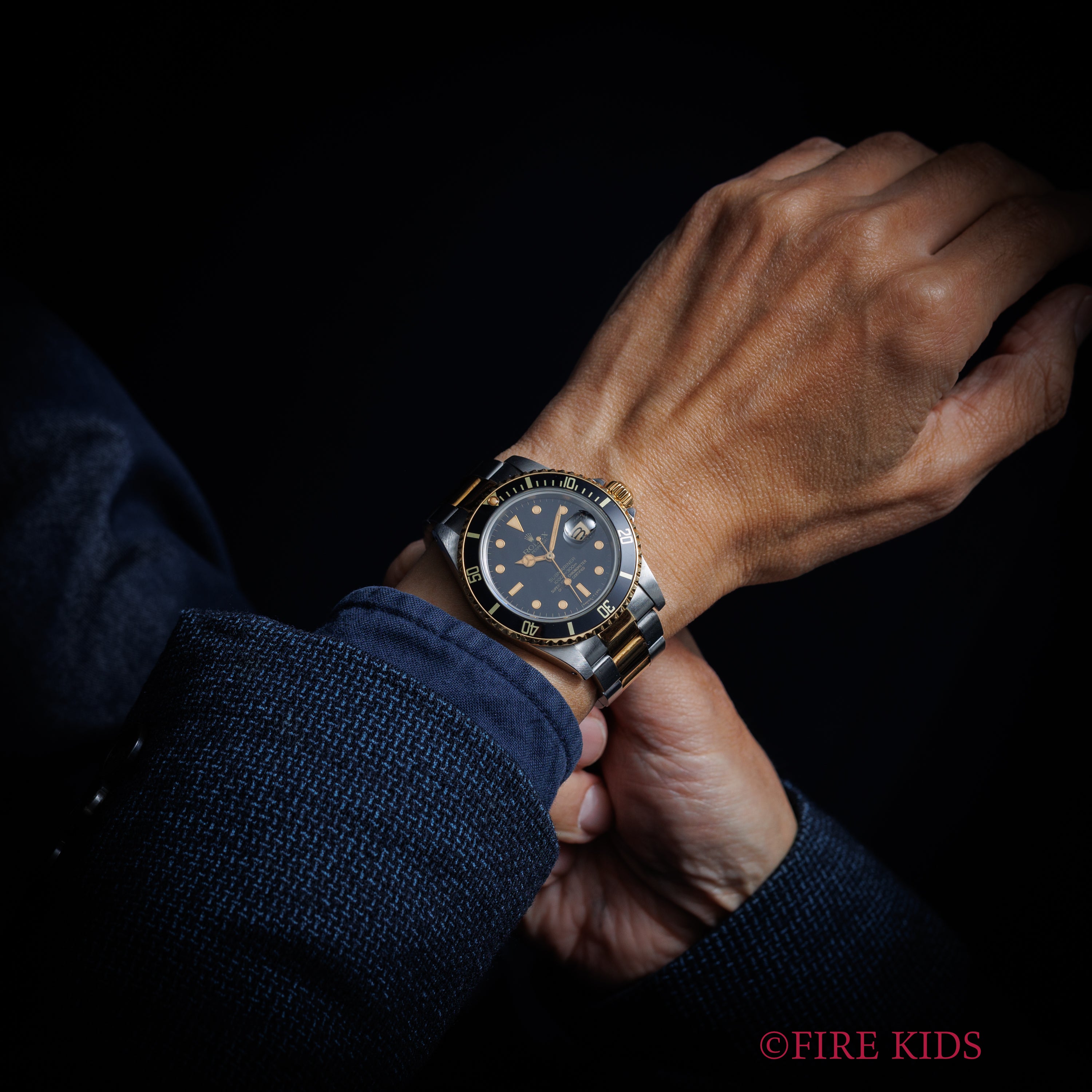 ロレックス サブマリーナー コンビ 1983年製 Ref.16803 オールトリチウム 純正サブマリーナー用コンビブレス