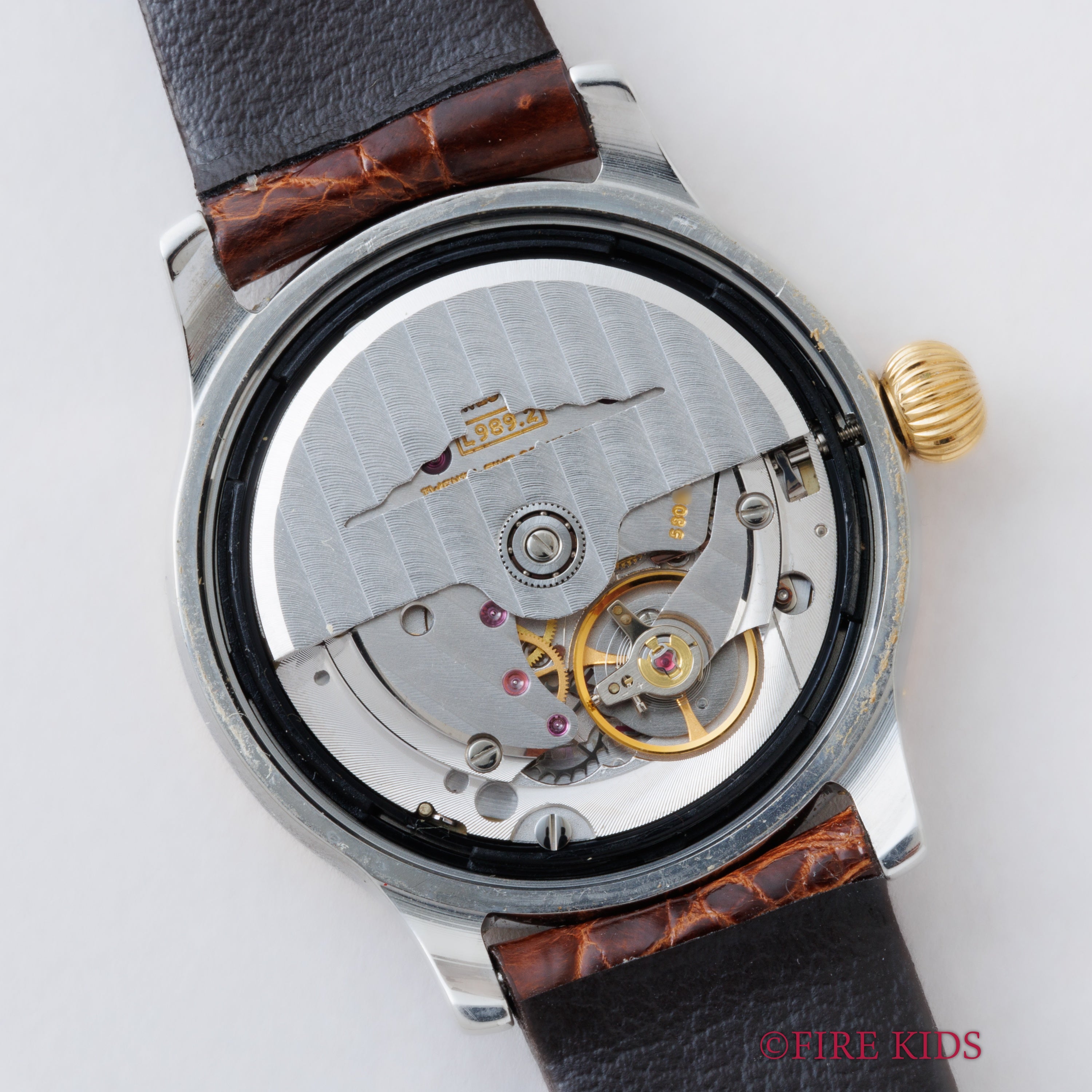 ロンジン リンドバーグ アワーアングル 1980年代後半製 Cal.L628.1 コンビ 箱、純正ベルト付き