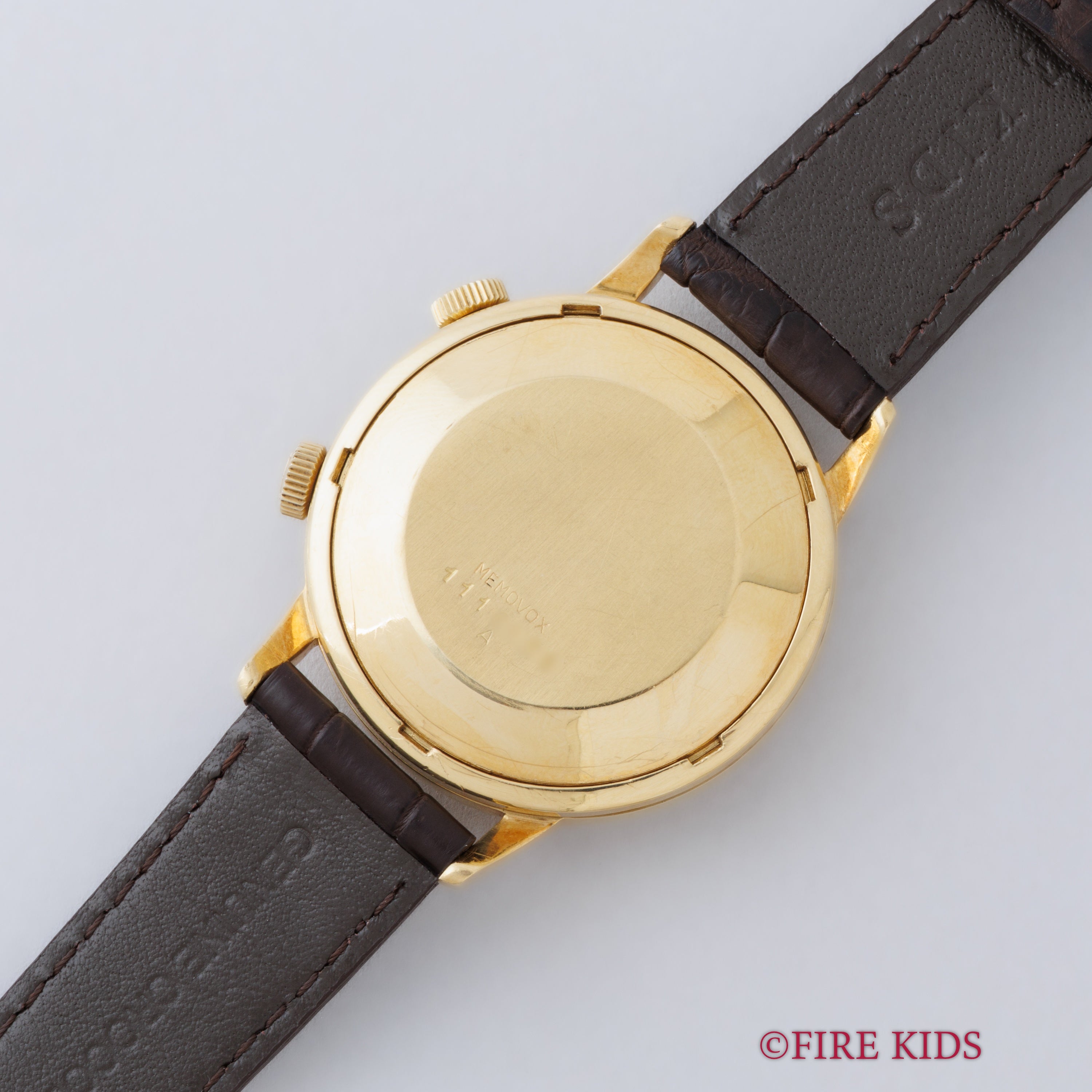 ジャガー・ルクルト 18金無垢イエローゴールド メモボックス 1960年代製 バンパー式オートマチック