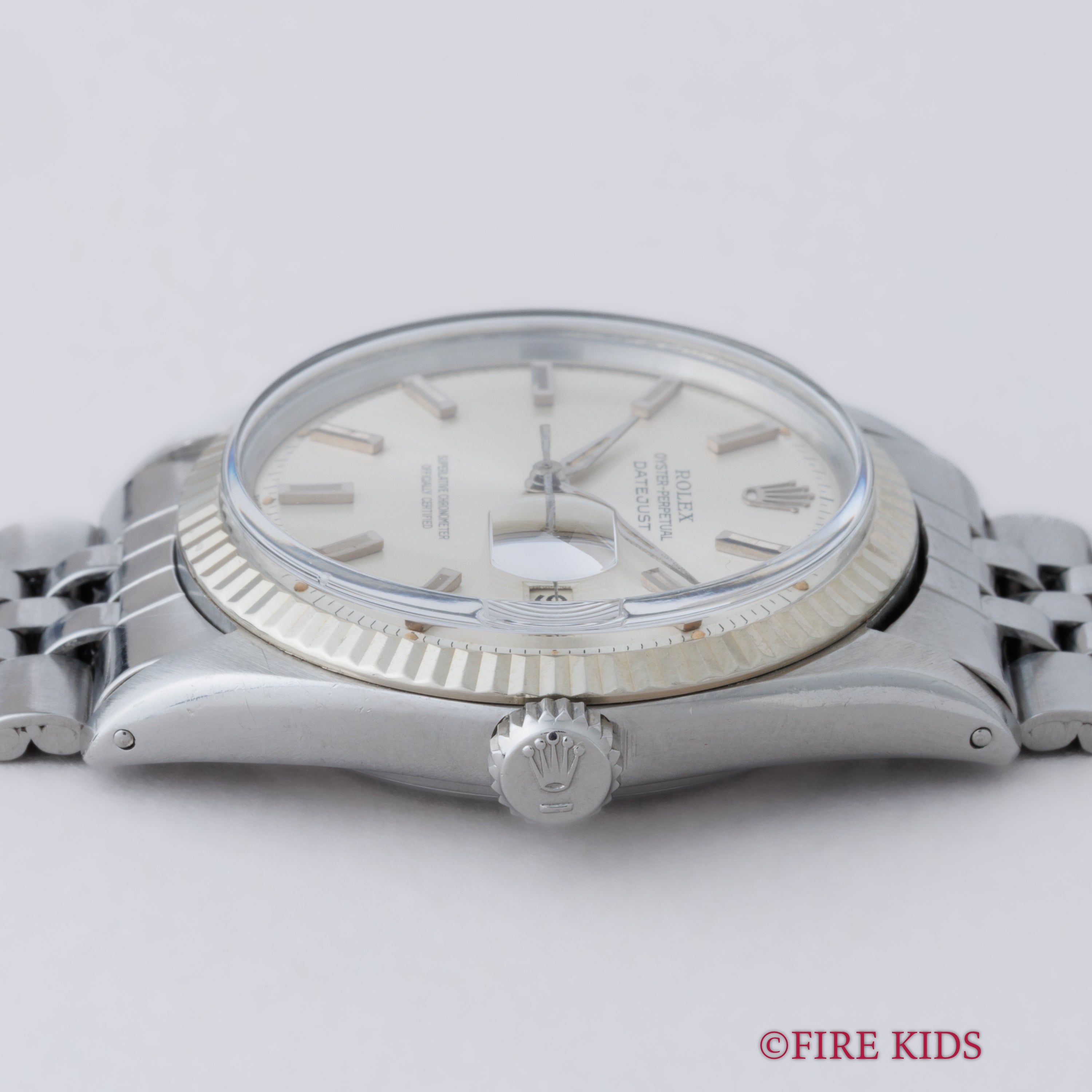 ロレックス デイトジャスト アルファハンド 自動巻き 1963年製 Ref.1601 Cal.1560 ホワイトゴールドベゼル