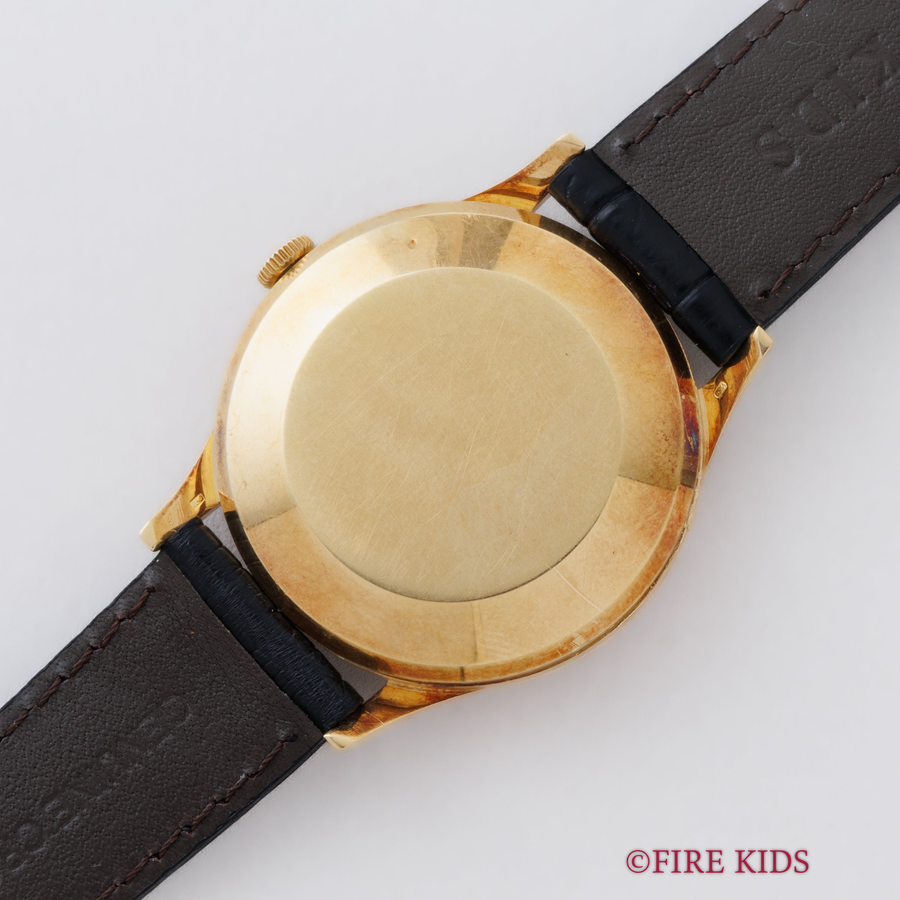 IWC ラウンドケース 1961年製 18金無垢イエローゴールド Cal.853 ノンデイト自動巻き