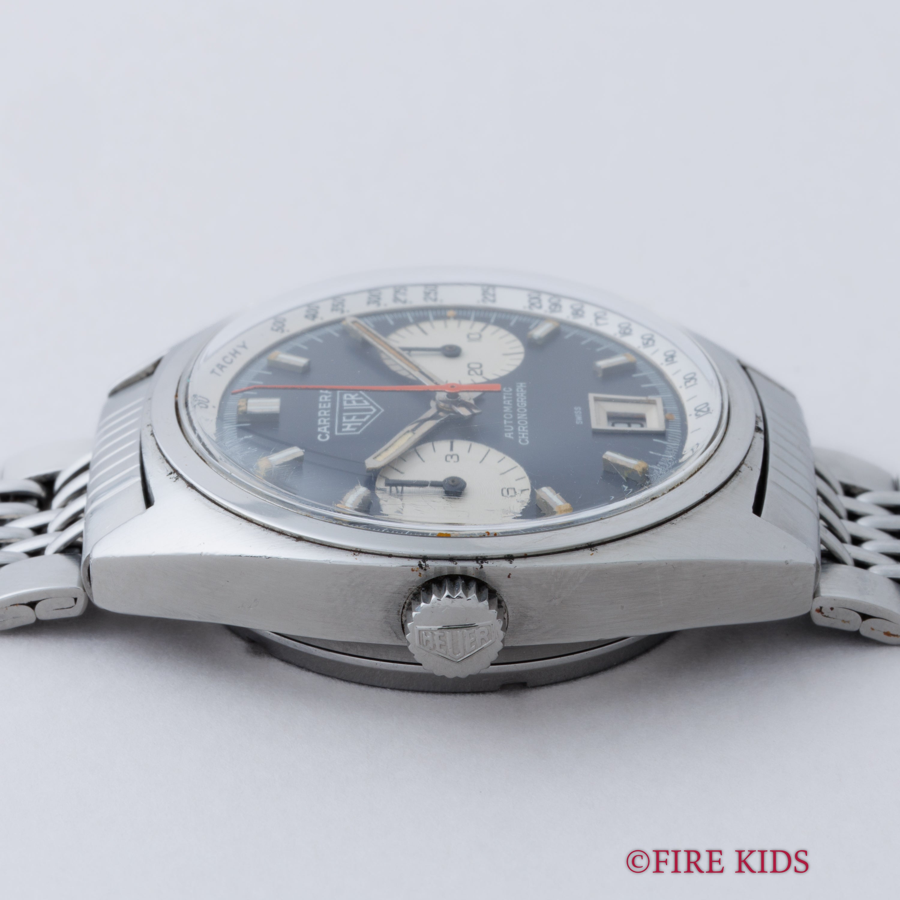 ホイヤー カレラ クロノマチック 1970年代製 自動巻クロノグラフ Cal.12 Ref.1153 純正ブレス