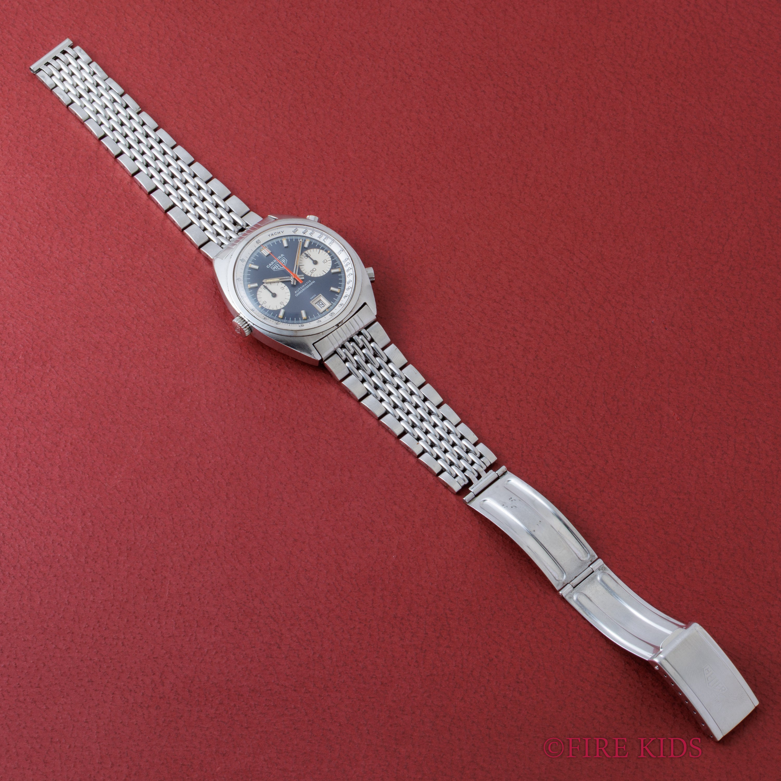 ホイヤー カレラ クロノマチック 1970年代製 自動巻クロノグラフ Cal.12 Ref.1153 純正ブレス