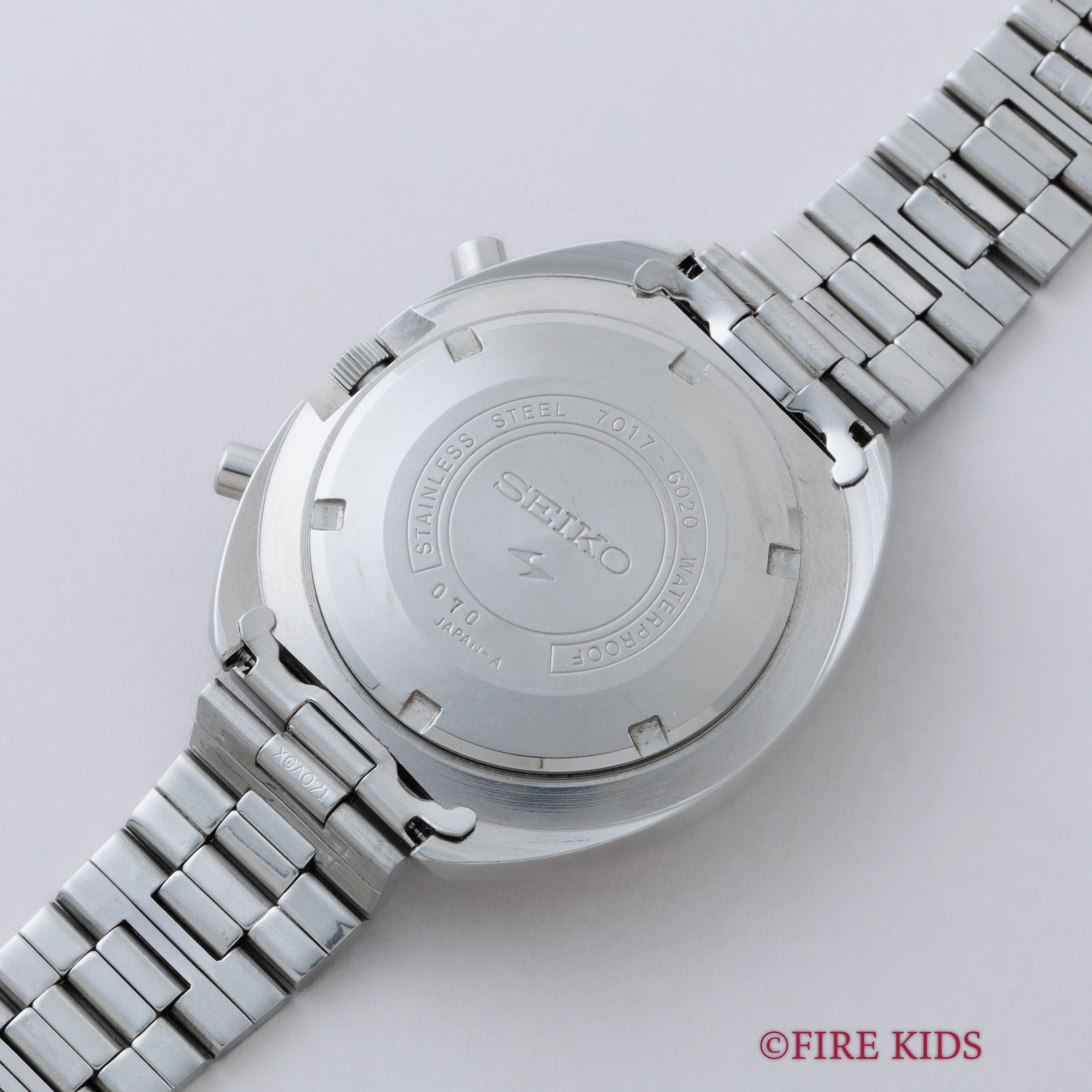 セイコー 5スポーツ スピードタイマー ラリーメーター 1970年製 Ref.7017-6020 自動巻クロノグラフ 純正ブレス