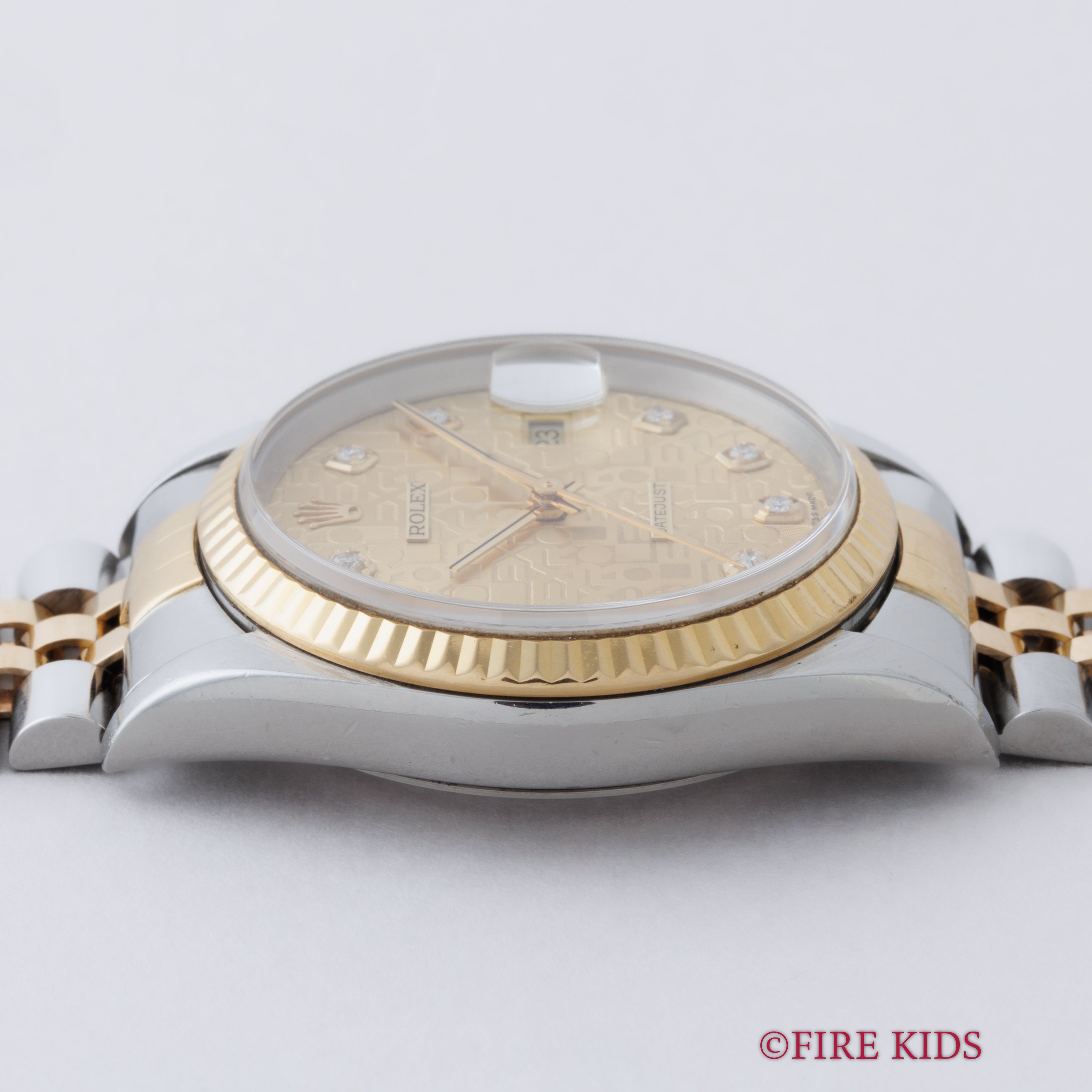 ロレックス デイトジャスト Ref.16233G 10Pダイヤホリコンダイヤル 1997年製