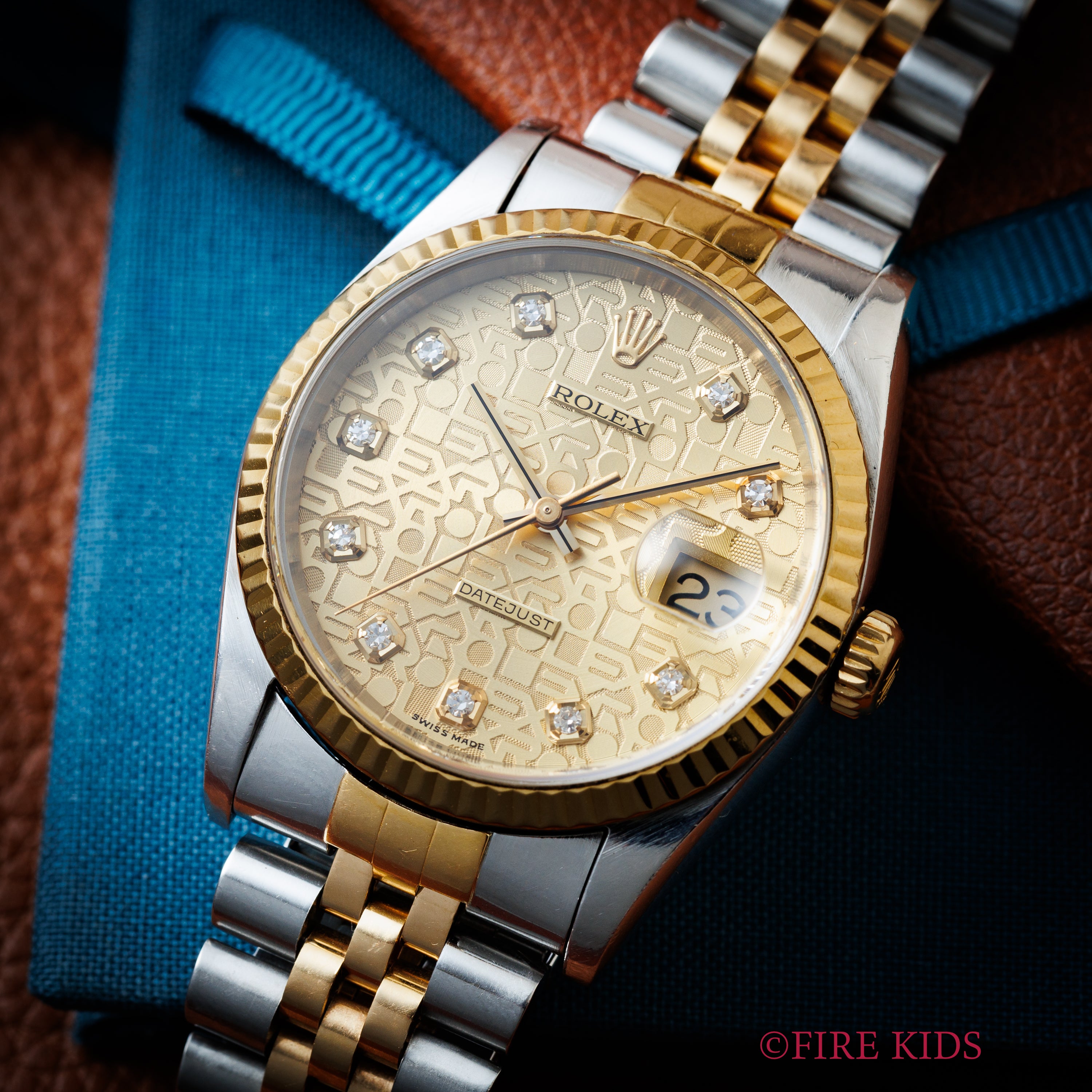 ロレックス デイトジャスト Ref.16233G 10Pダイヤホリコンダイヤル 1997年製