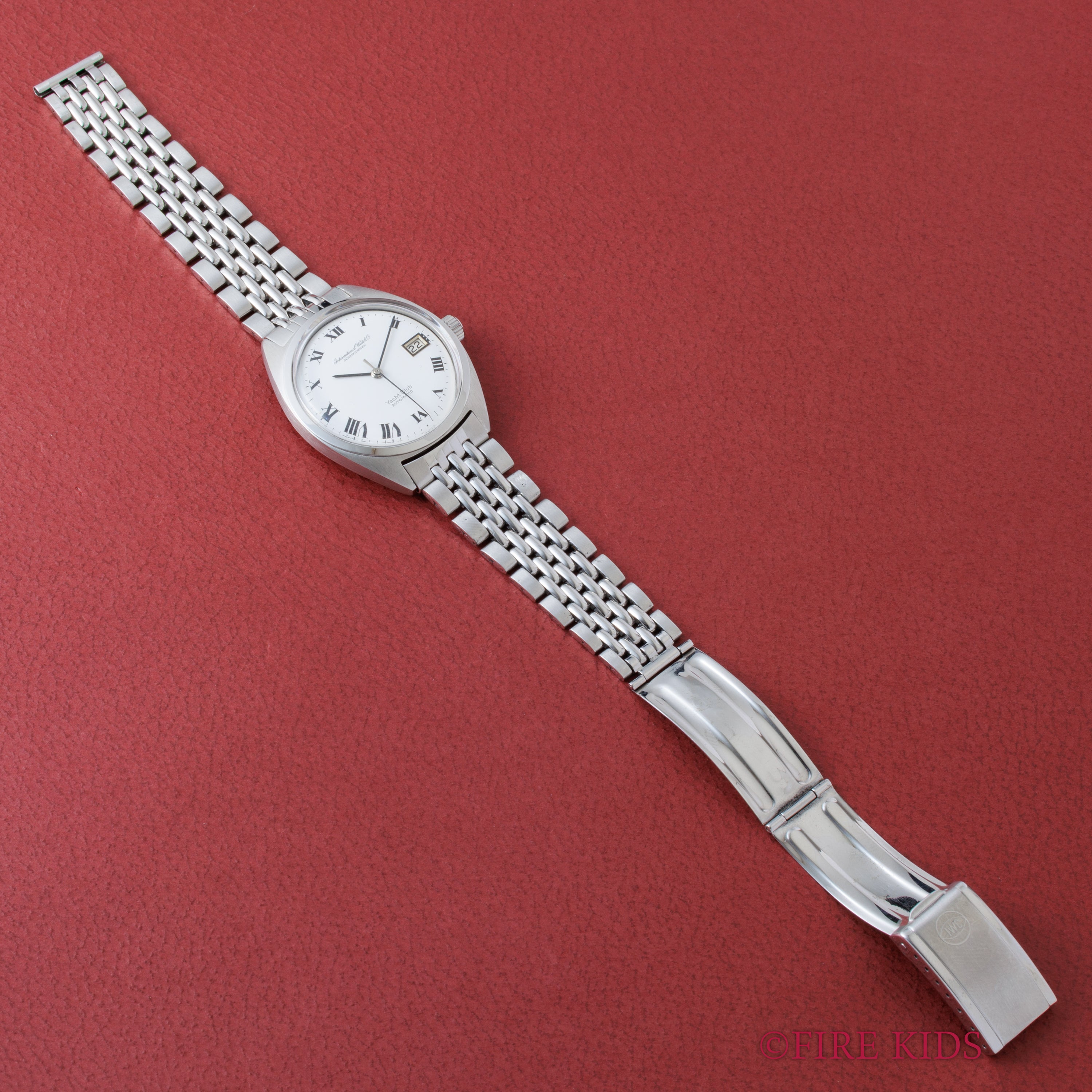 IWC ヨットクラブ Ref.811AD 1968年製 ペラトン式自動巻き Cal.8541ホワイトローマン 純正ゲイフレアーブレス
