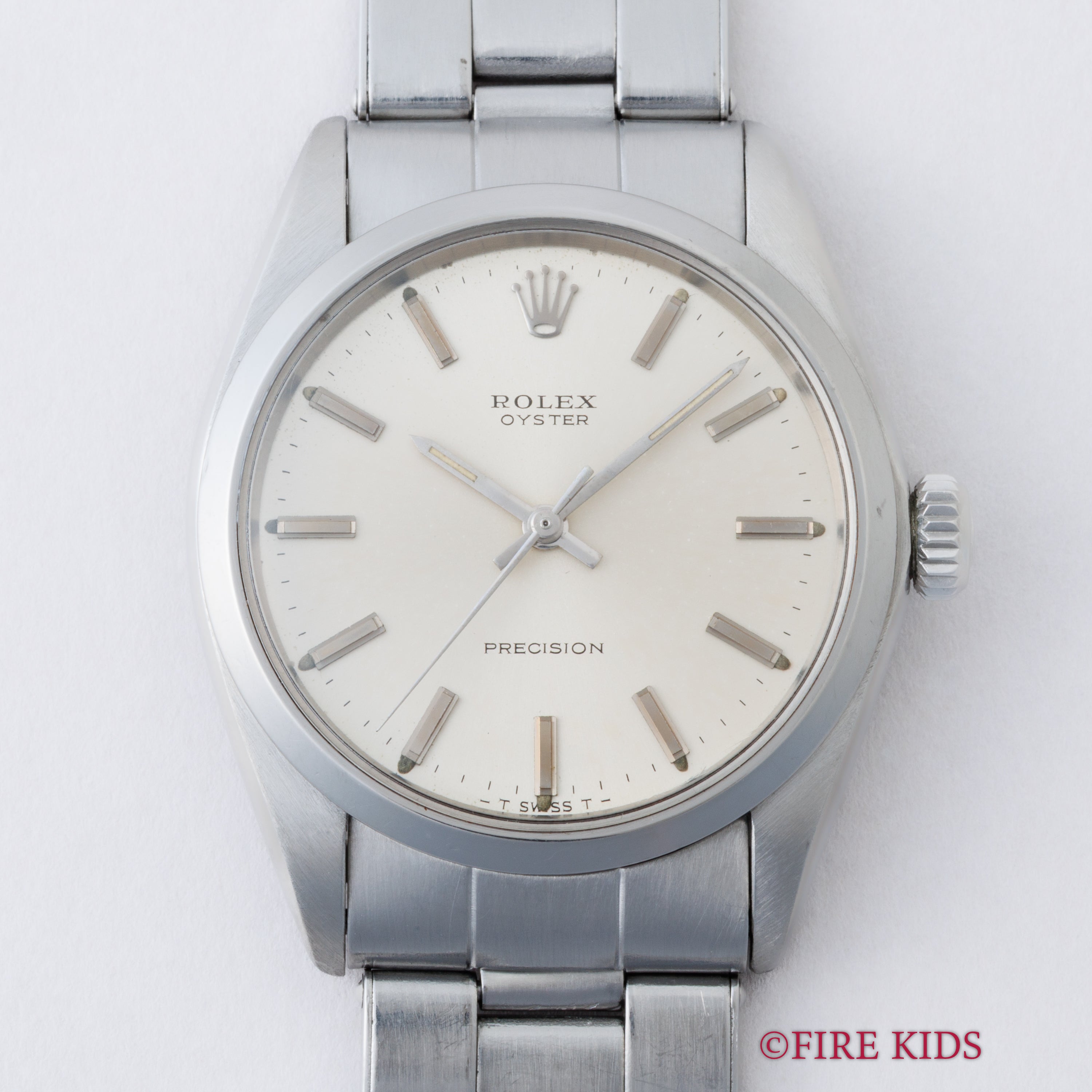 ロレックス オイスター プレシジョン 1969年製 手巻き Ref.6426 シルバーダイヤル