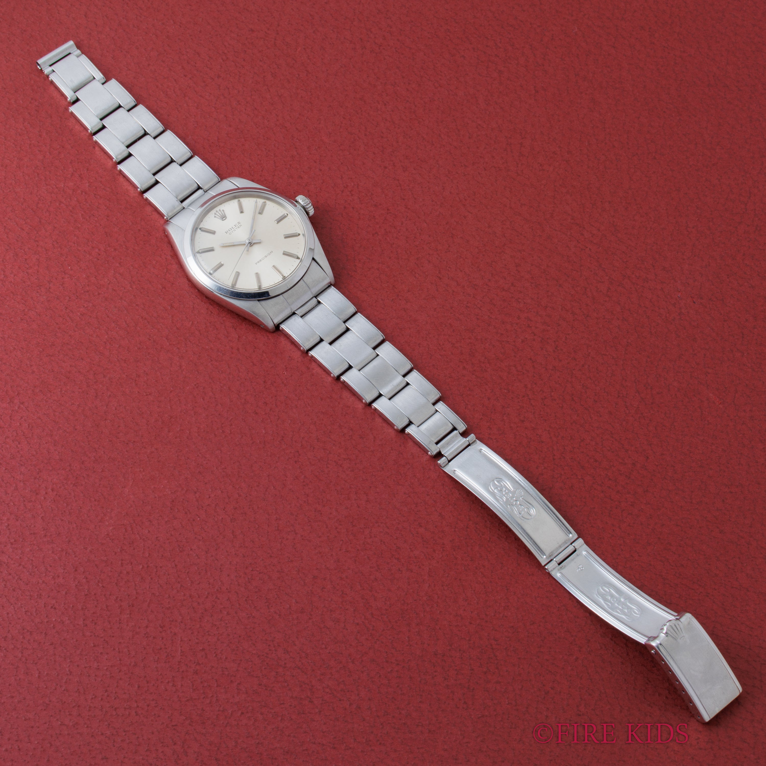 ロレックス オイスター プレシジョン 1969年製 手巻き Ref.6426 シルバーダイヤル