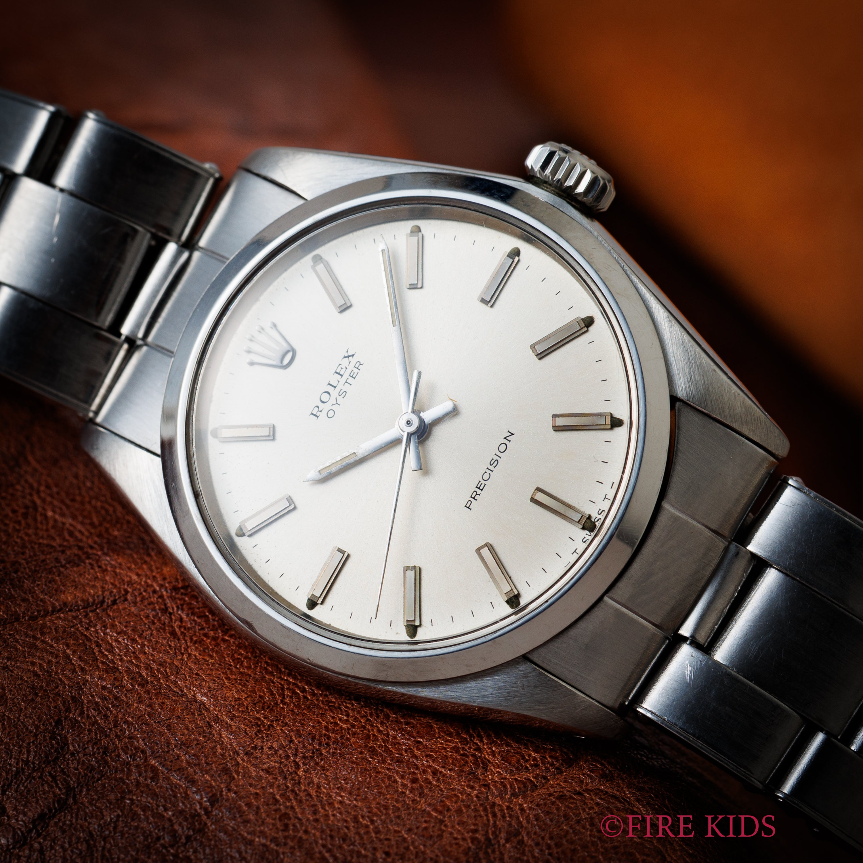 ロレックス オイスター プレシジョン 1969年製 手巻き Ref.6426 シルバーダイヤル