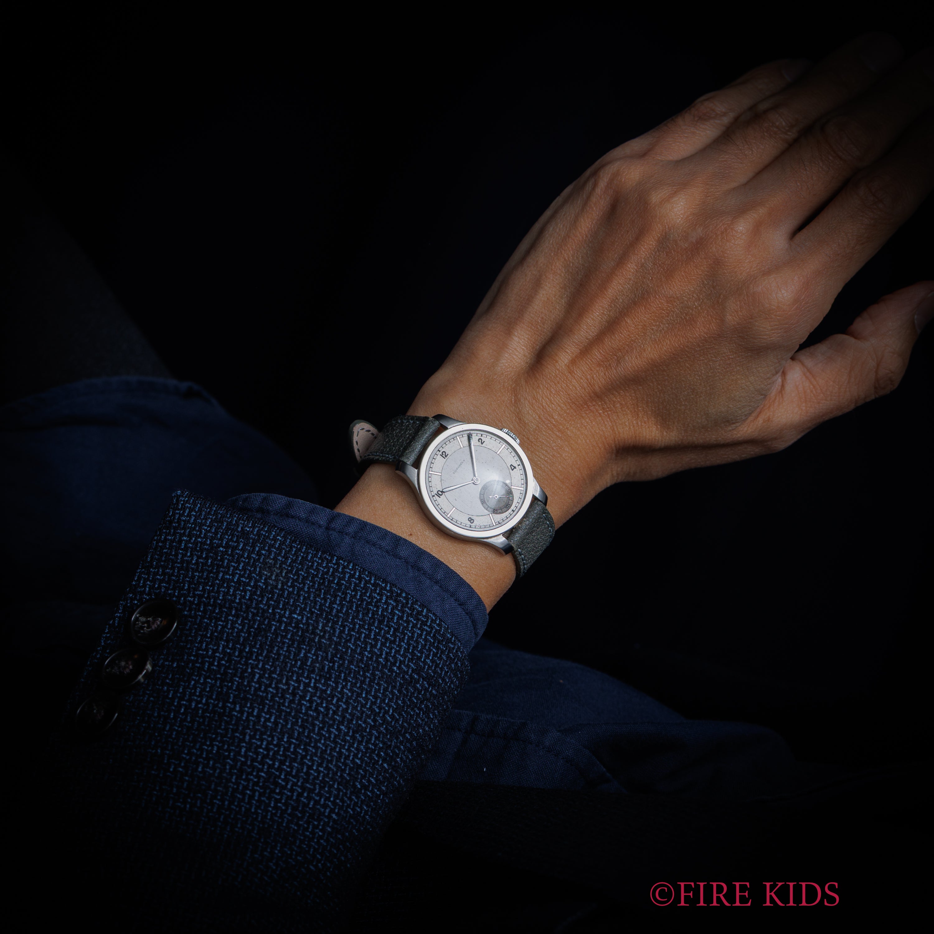 ロンジン シルバーセクターダイヤル 1937年製 Cal.12.68Z 手巻き