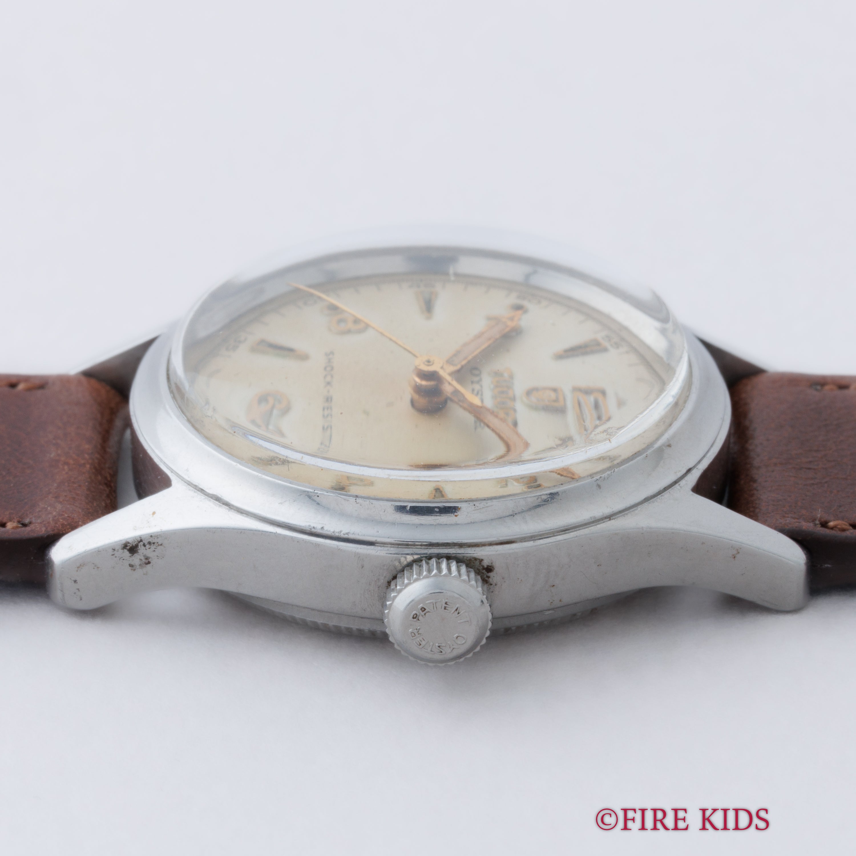 チューダー 盾バラ オイスター 1940年代製 Ref.4453 飛びアラビアダイヤル 手巻