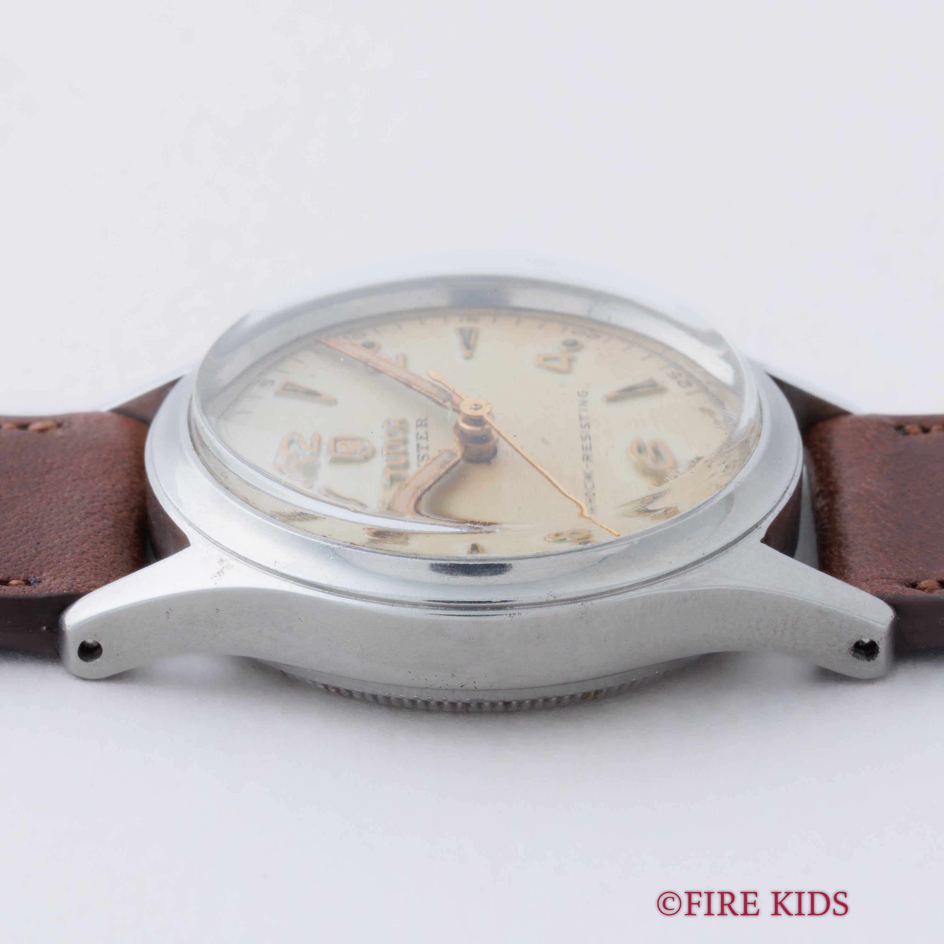 チューダー 盾バラ オイスター 1940年代製 Ref.4453 飛びアラビアダイヤル 手巻