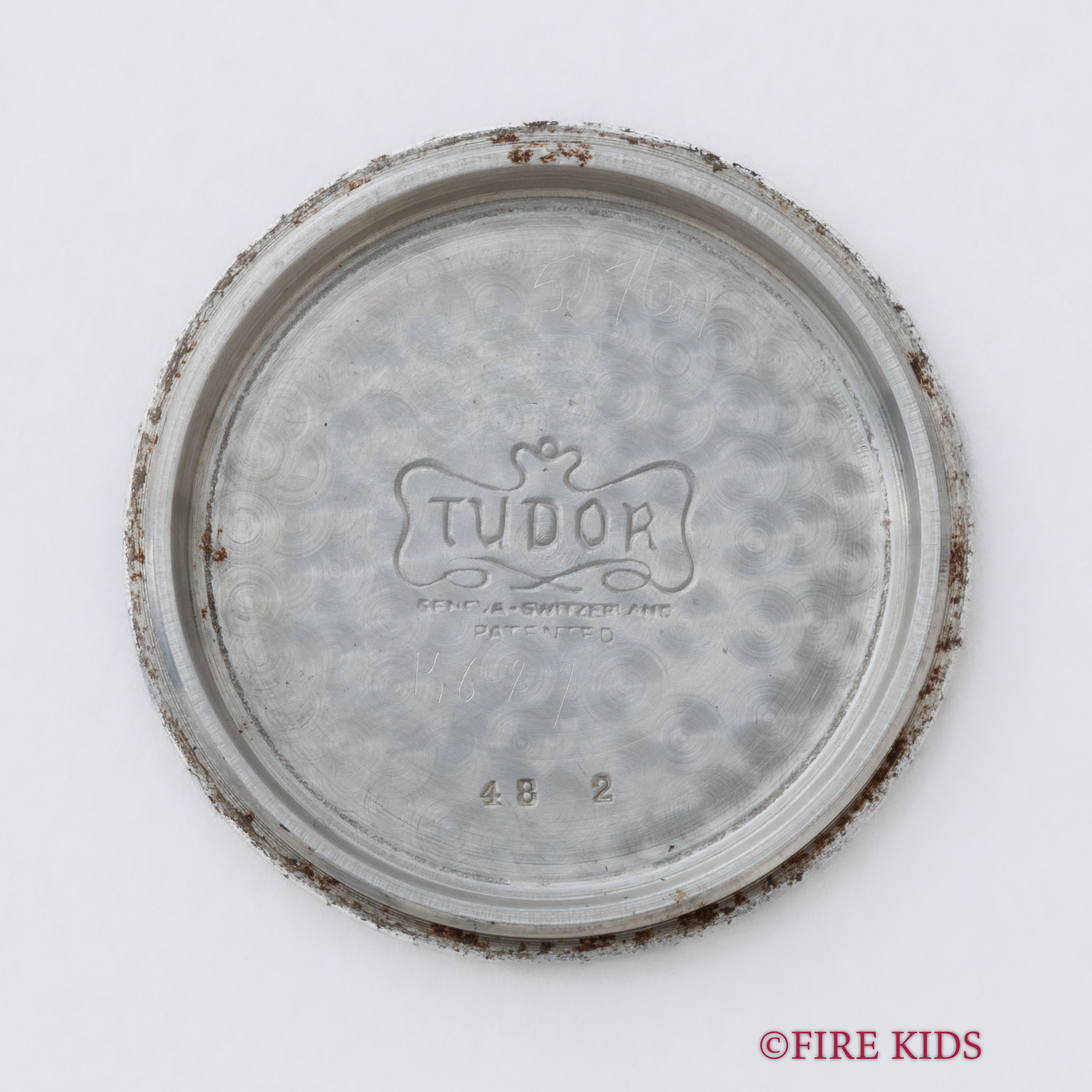 チューダー 盾バラ オイスター 1940年代製 Ref.4453 飛びアラビアダイヤル 手巻