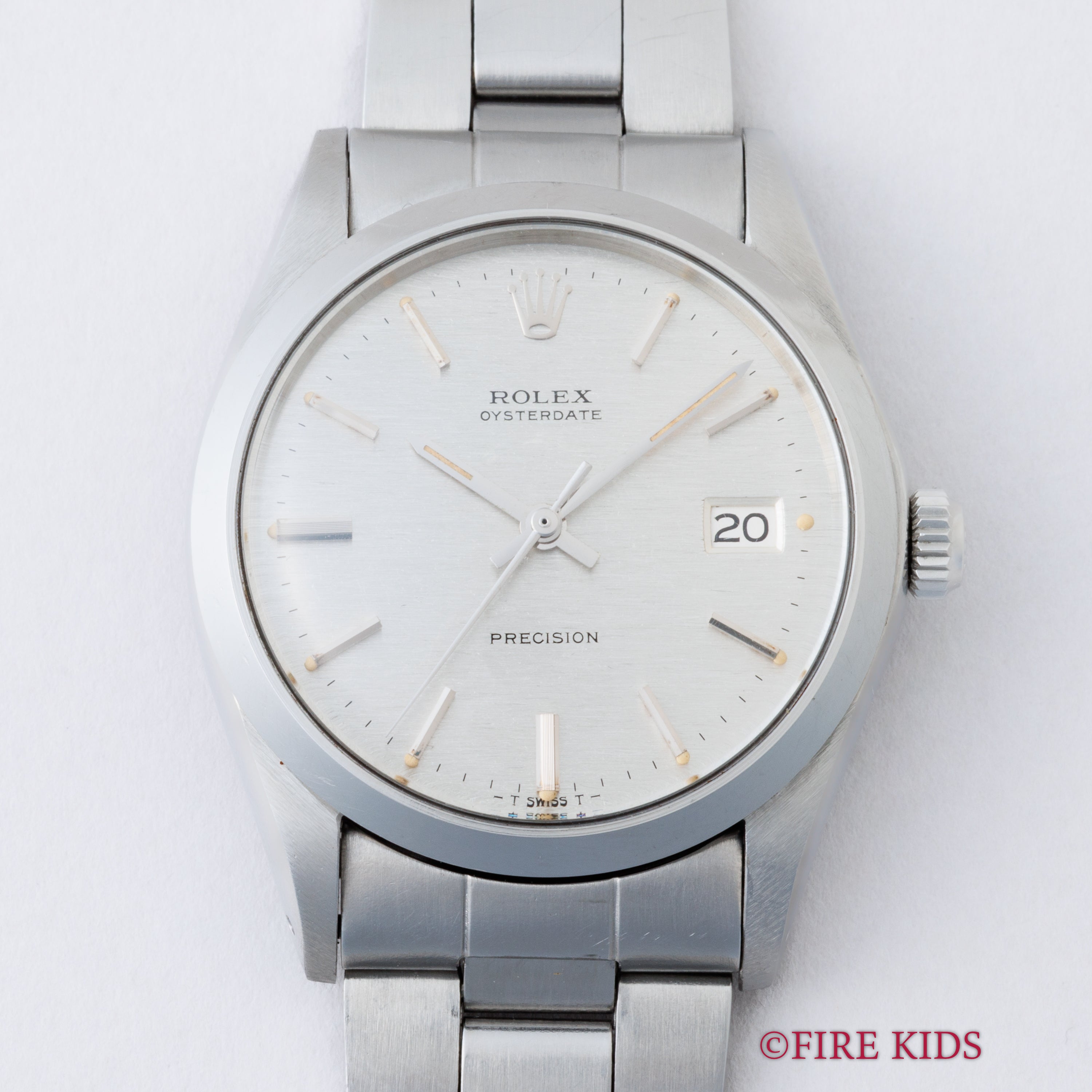 ロレックス オイスターデイト 1971年製 Ref.6694 手巻 純正巻きブレス ギャラ付き