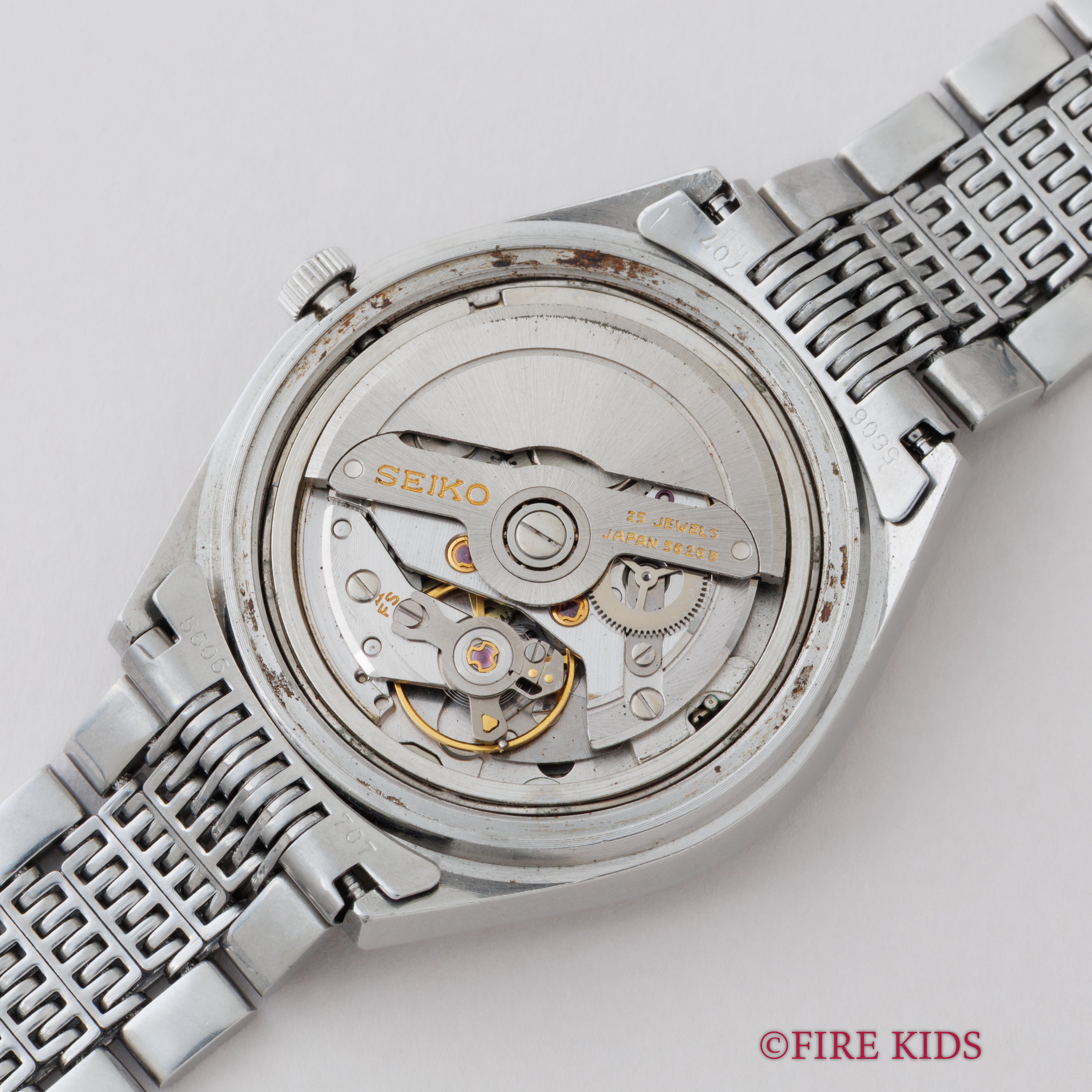 セイコー ロードマチック デラックス 1976年製 アラビアダイヤル 自動巻 純正ブレス