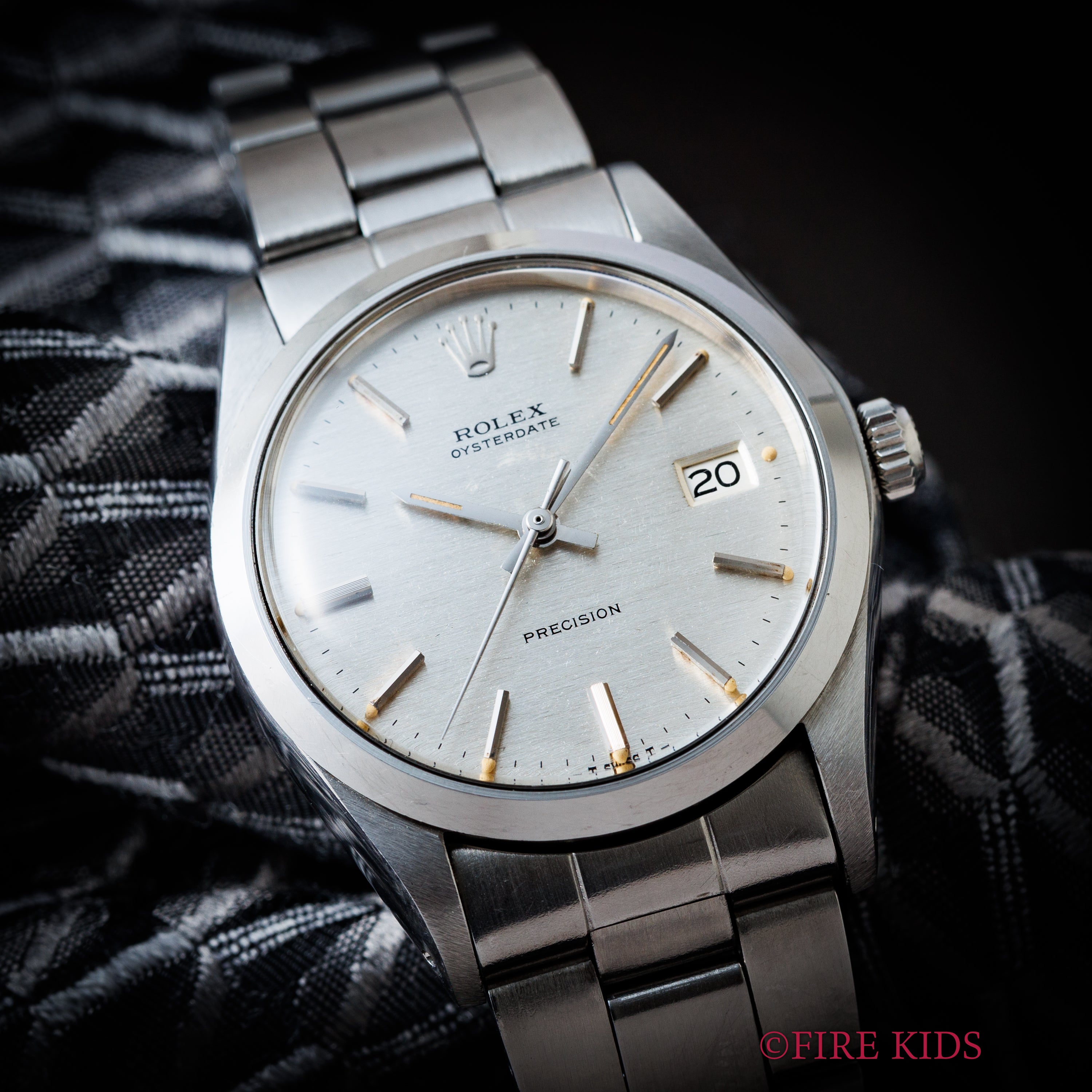 ロレックス オイスターデイト 1971年製 Ref.6694 手巻 純正巻きブレス ギャラ付き