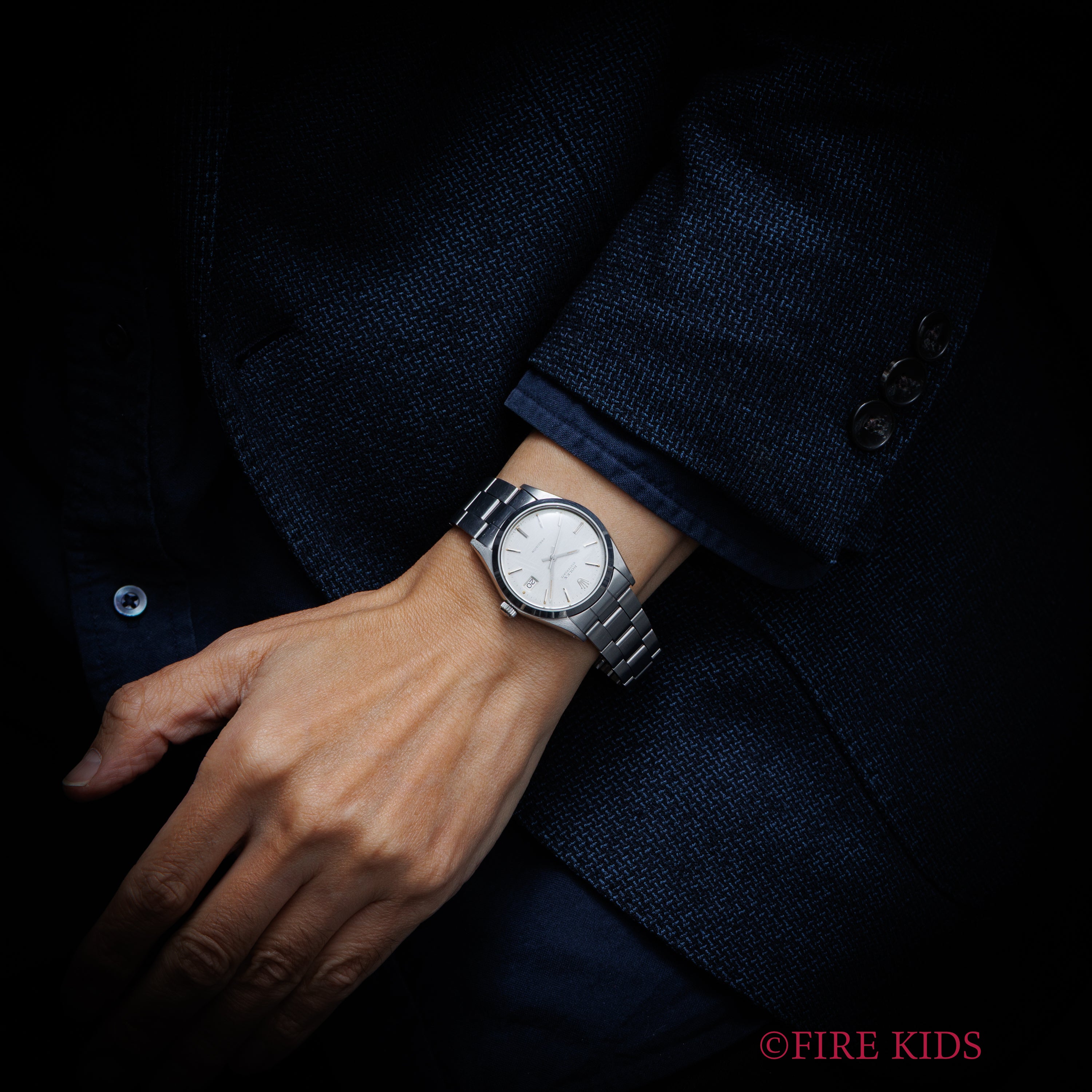 ロレックス オイスターデイト 1971年製 Ref.6694 手巻 純正巻きブレス ギャラ付き