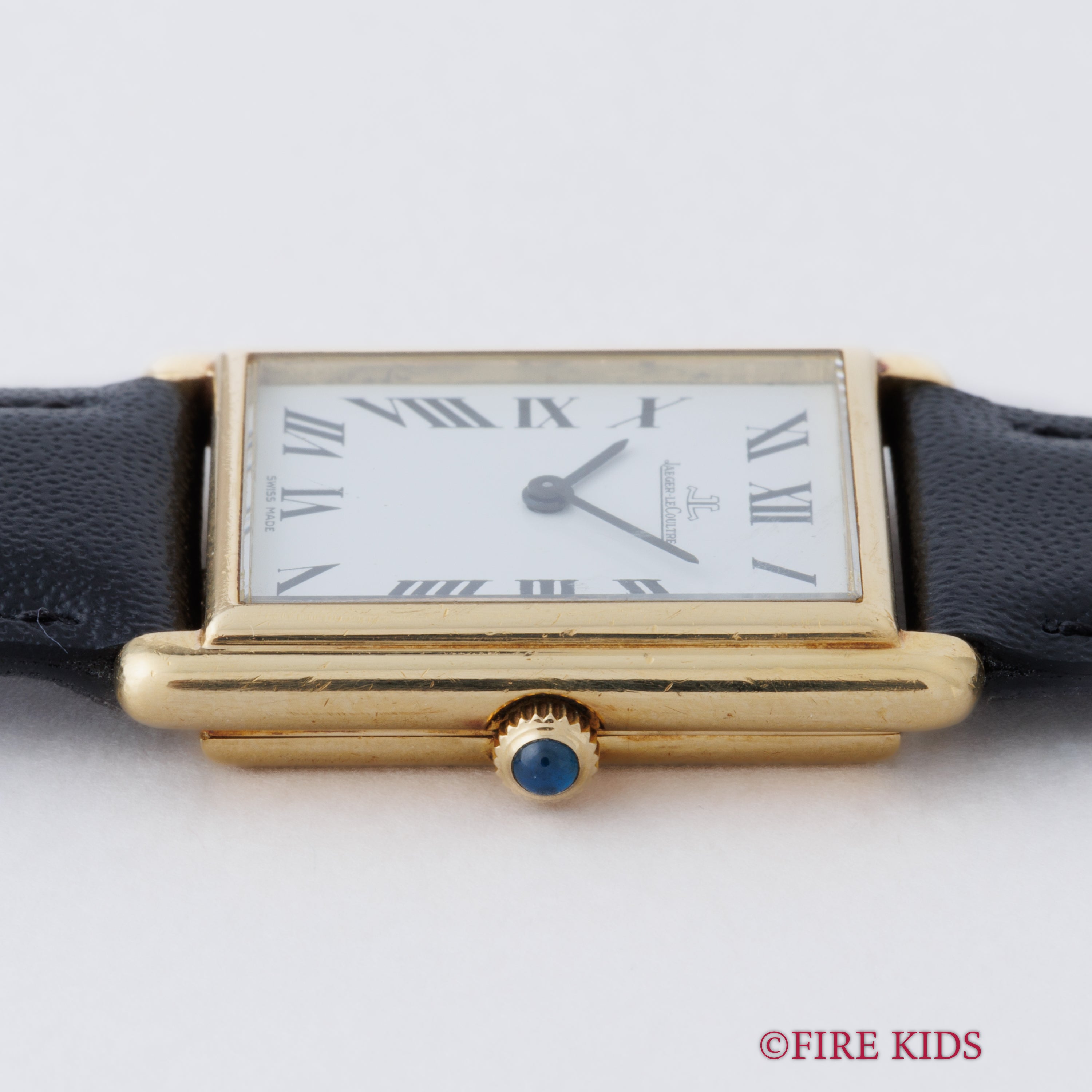 ジャガー・ルクルト 18金無垢タンクケース 1970年代製 手巻 Ref.6029 21 Cal.841 純正GP尾錠