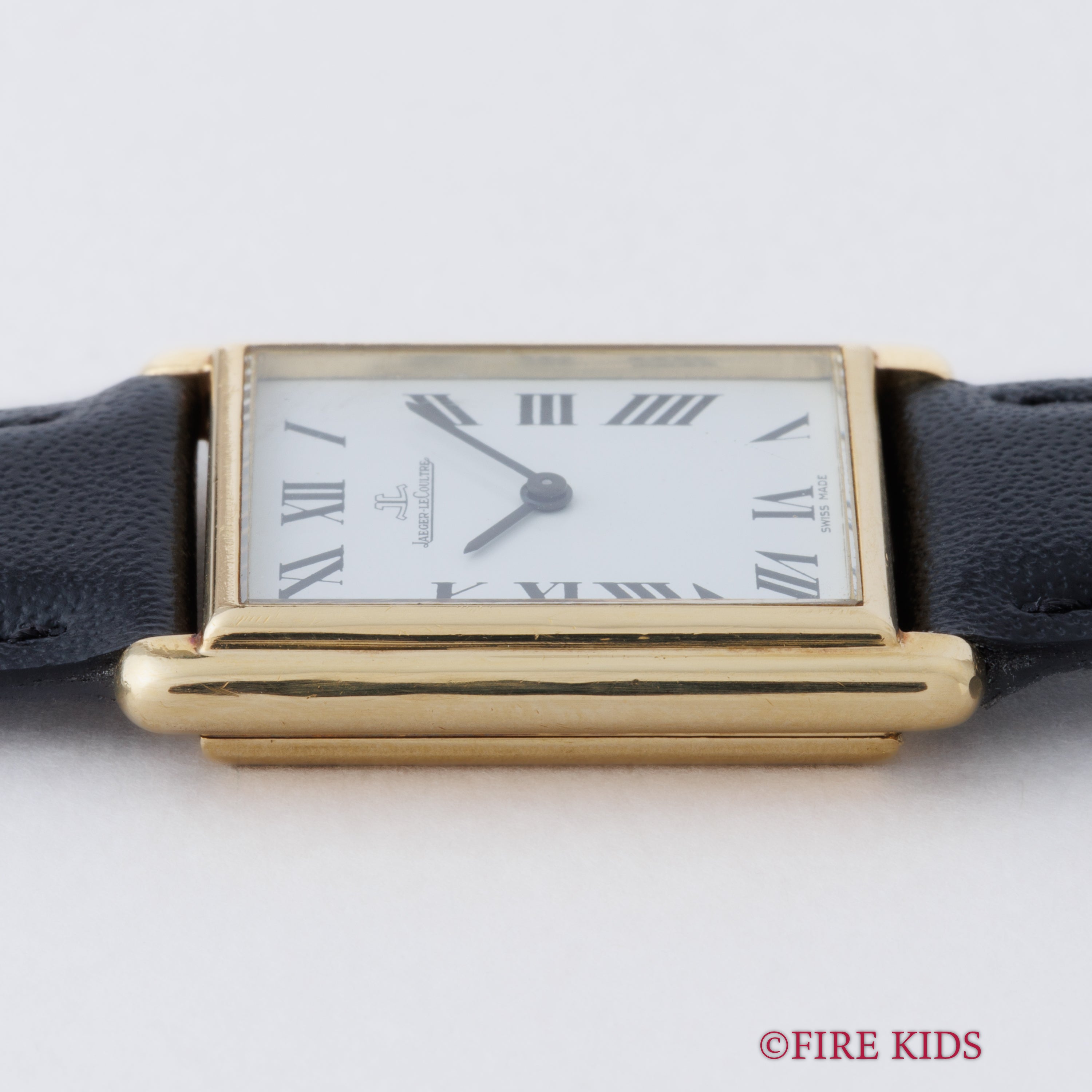 ジャガー・ルクルト 18金無垢タンクケース 1970年代製 手巻 Ref.6029 21 Cal.841 純正GP尾錠