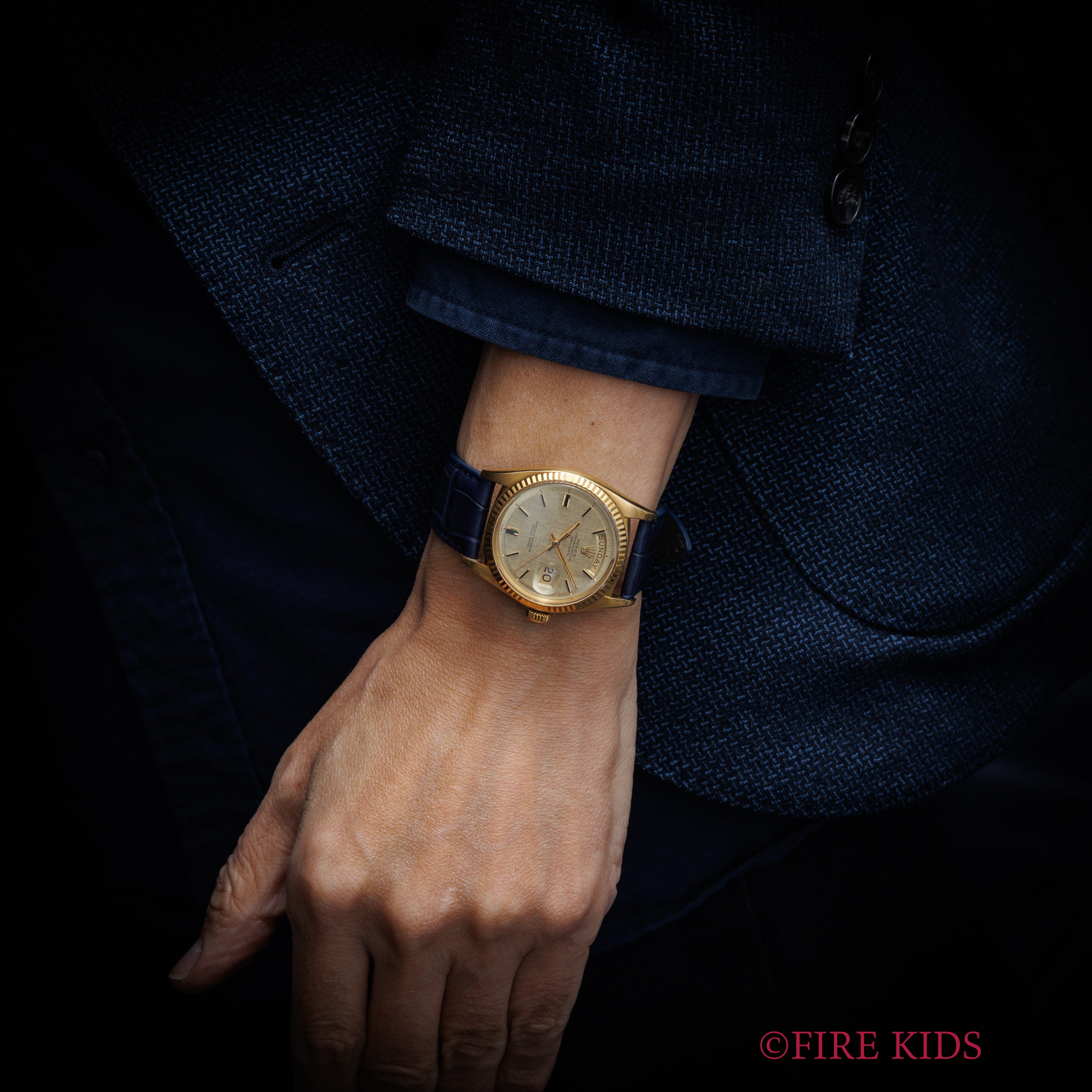 ロレックス デイデイト 1968年製 18金無垢 Ref.1803 モザイクダイヤル