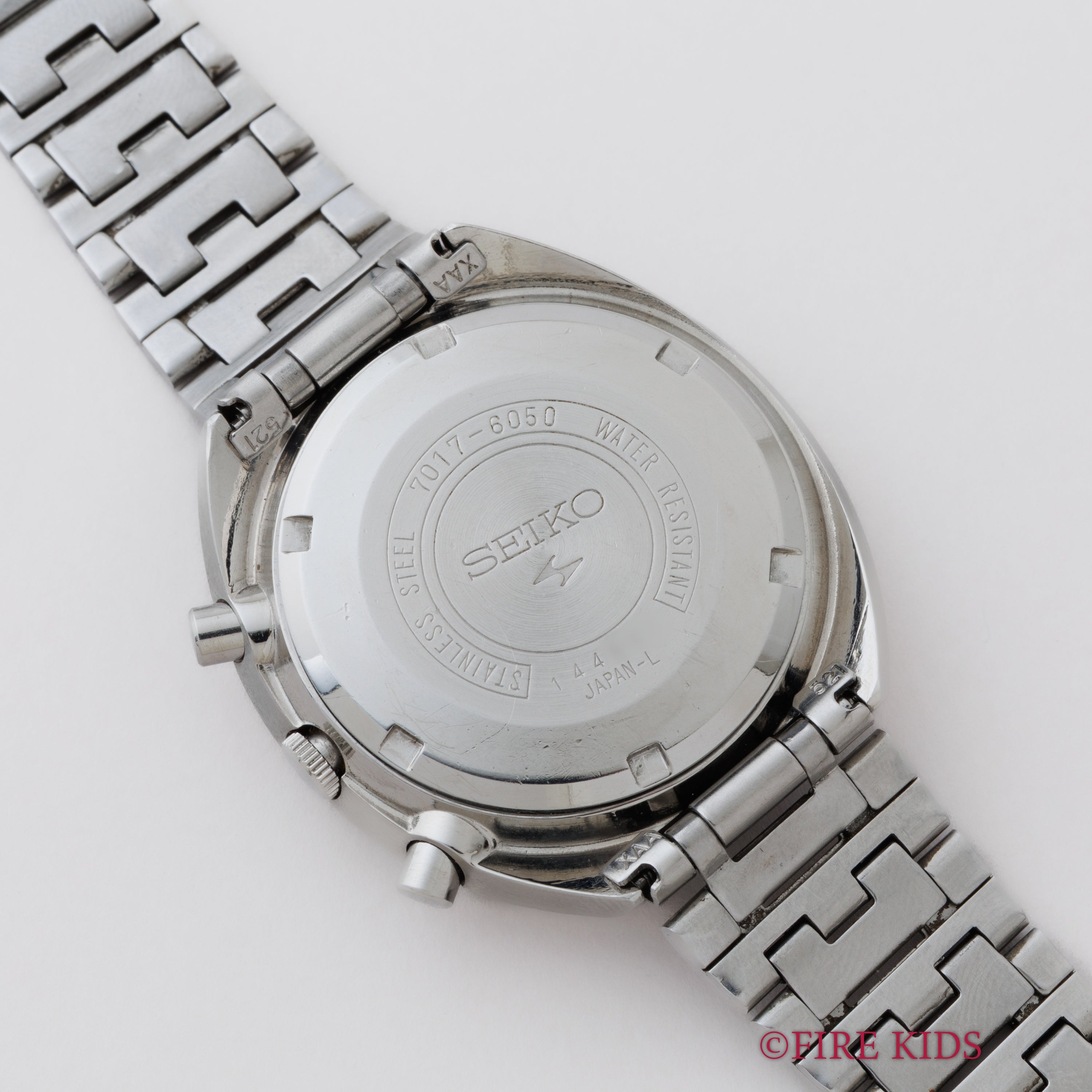 セイコー 5スポーツ スピードタイマー ラリーメーター 1971年製 Ref.7017-6050 自動巻クロノグラフ 純正ブレス