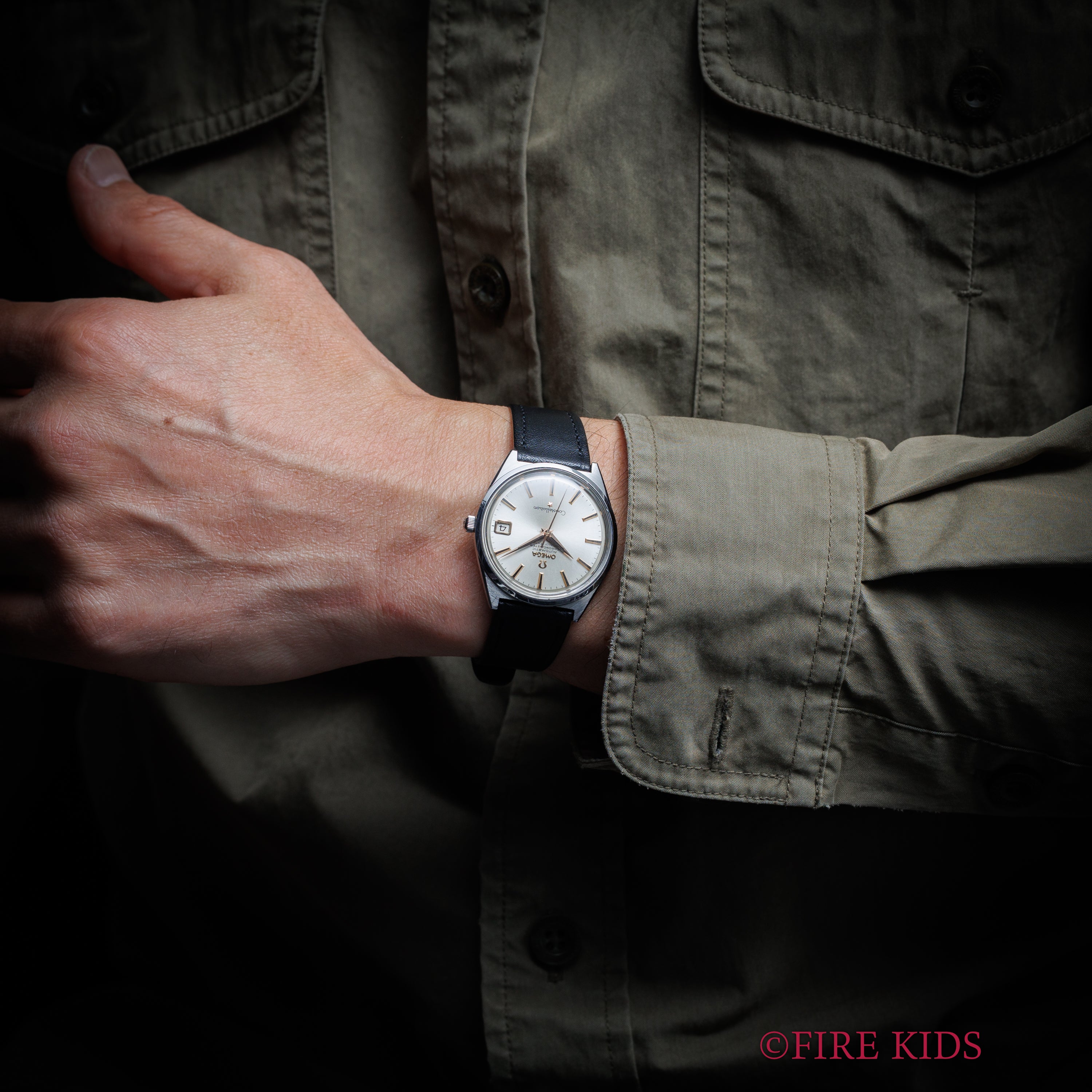 OMEGA コンステレーション 1969年製 Ref.168.0015トノーケース 純正革ベルト、箱付き