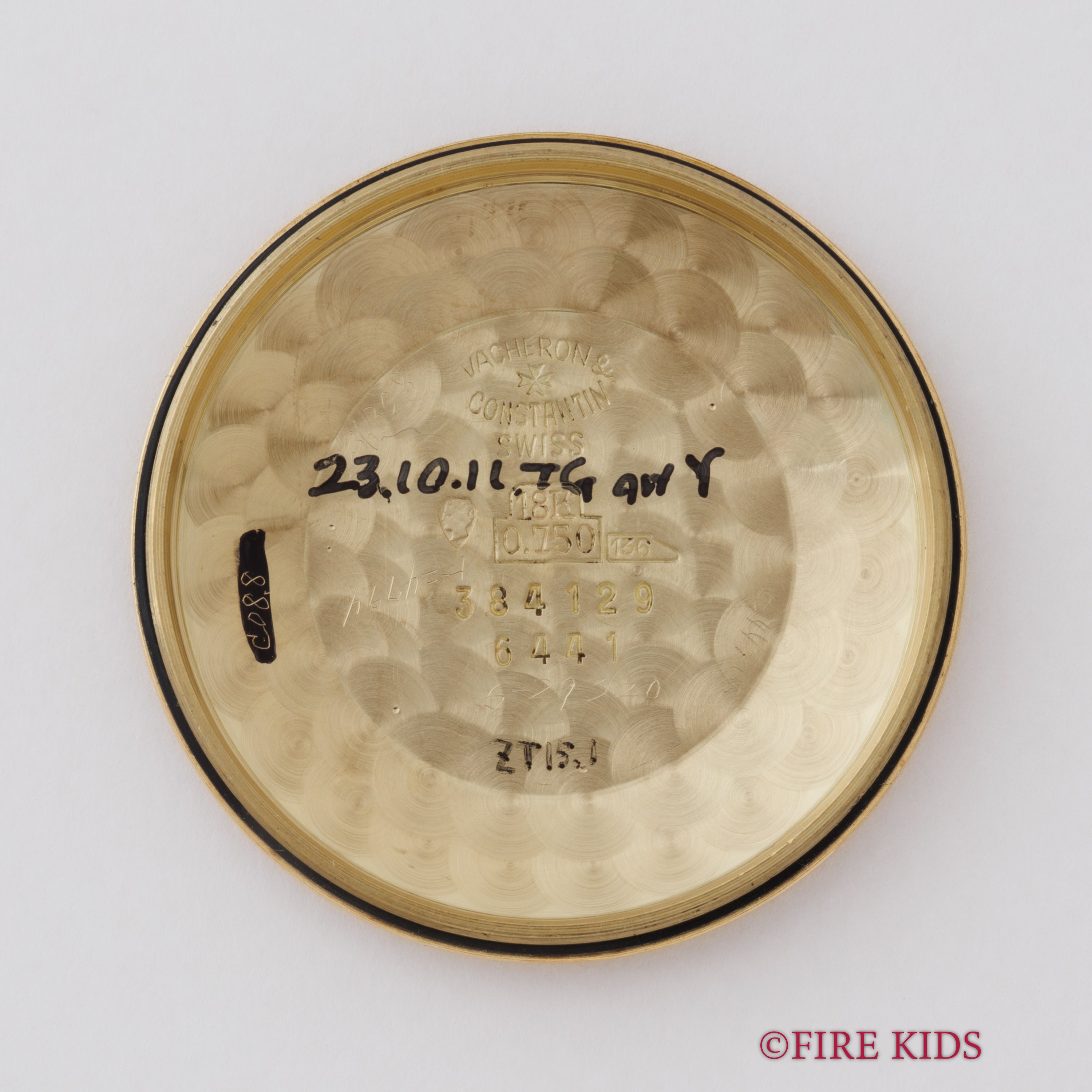 ヴァシュロン・コンスタンタン 18金無垢 ラウンドケース 自動巻き Ref.6441 Cal.K1071 1960年代製 純正尾錠
