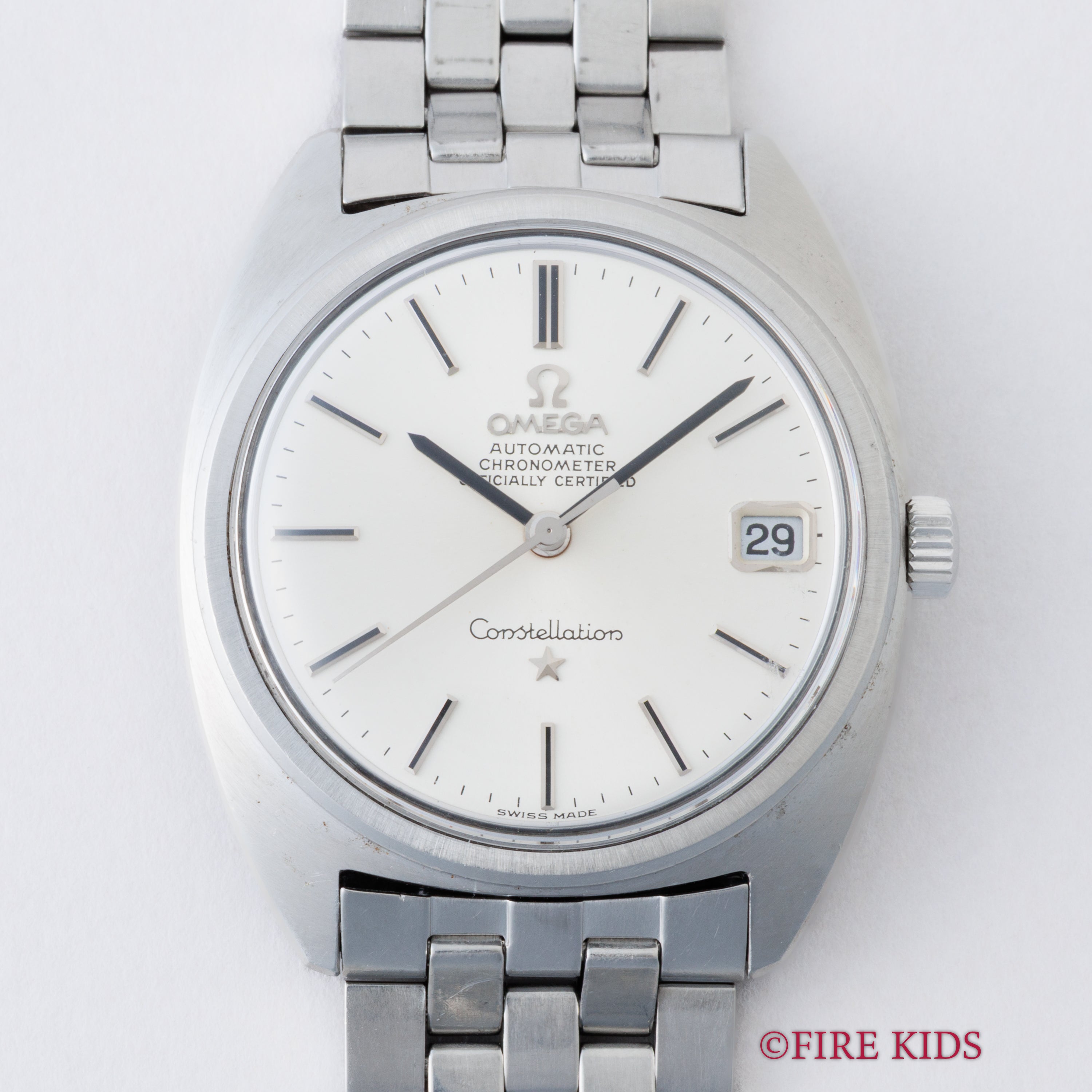 オメガ コンステレーション ジェンタデザイン前期型 1969年製 Ref.168.017 SP 純正ブレス付