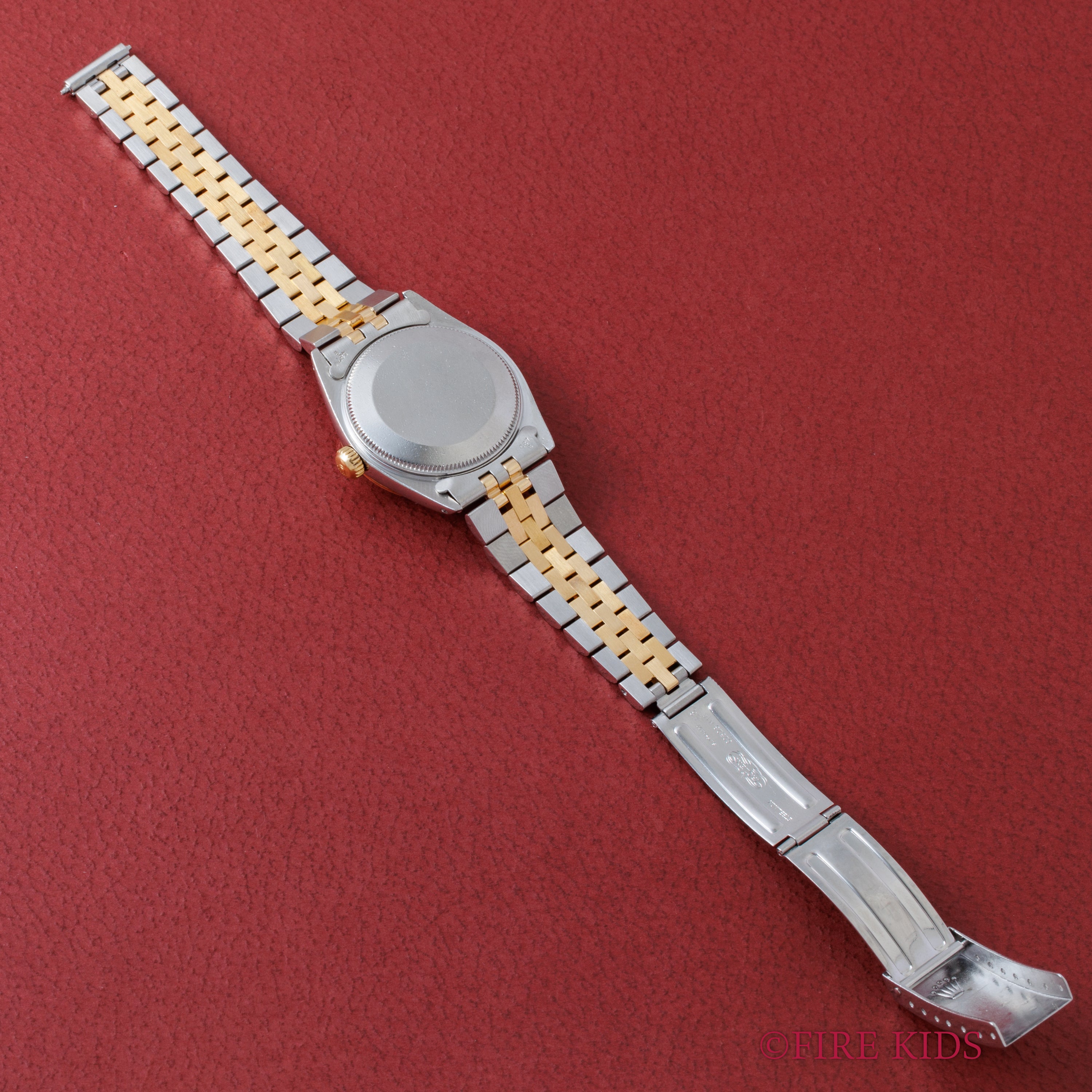 ロレックス 30㎜デイトジャストコンビ 1979年製 ホワイトローマンダイヤル Ref.6827 ギャラ付