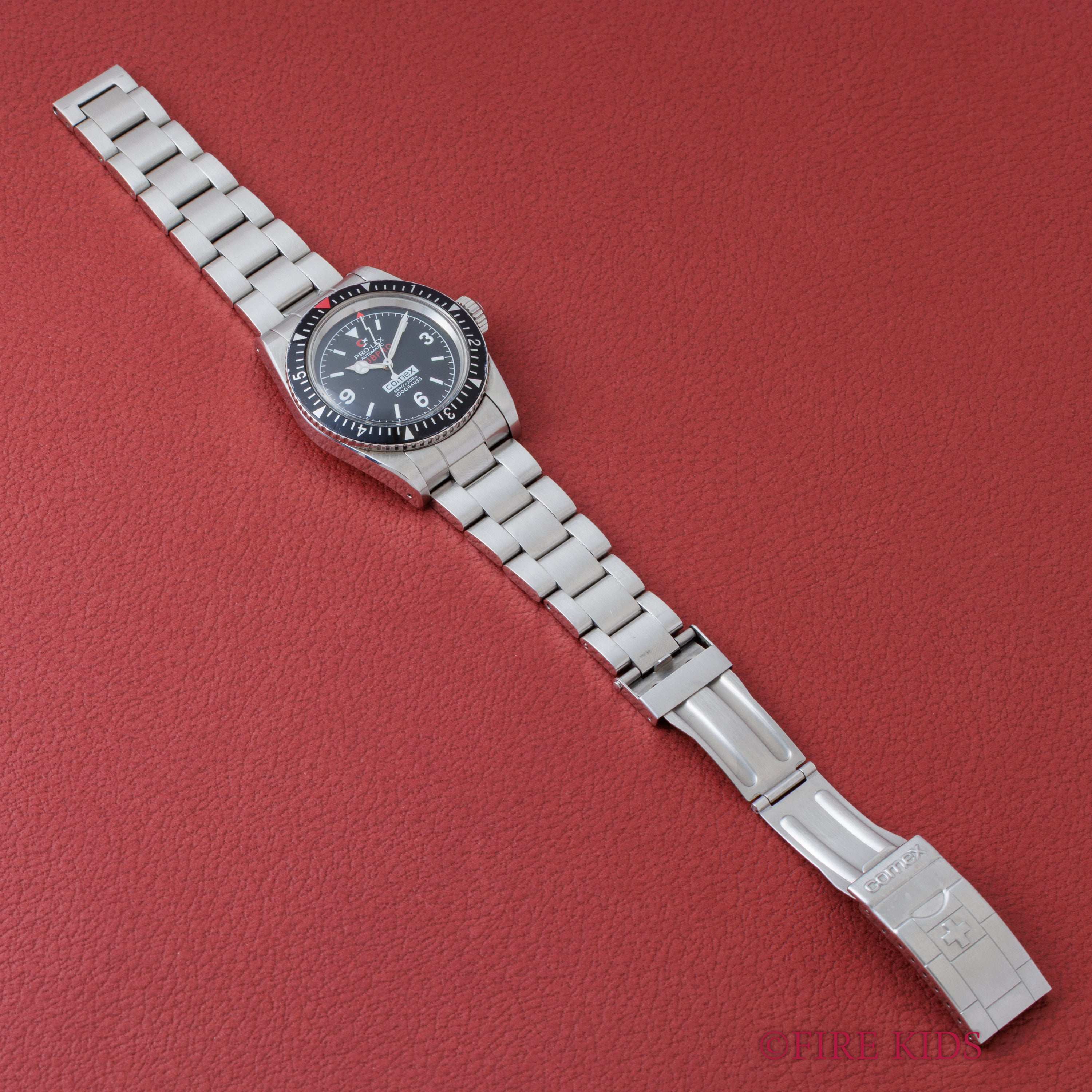 PRO-LEX SUBPRO COMEX2000 稲妻針 耐磁ケース 2000年代製 自動巻 箱・ギャラ付