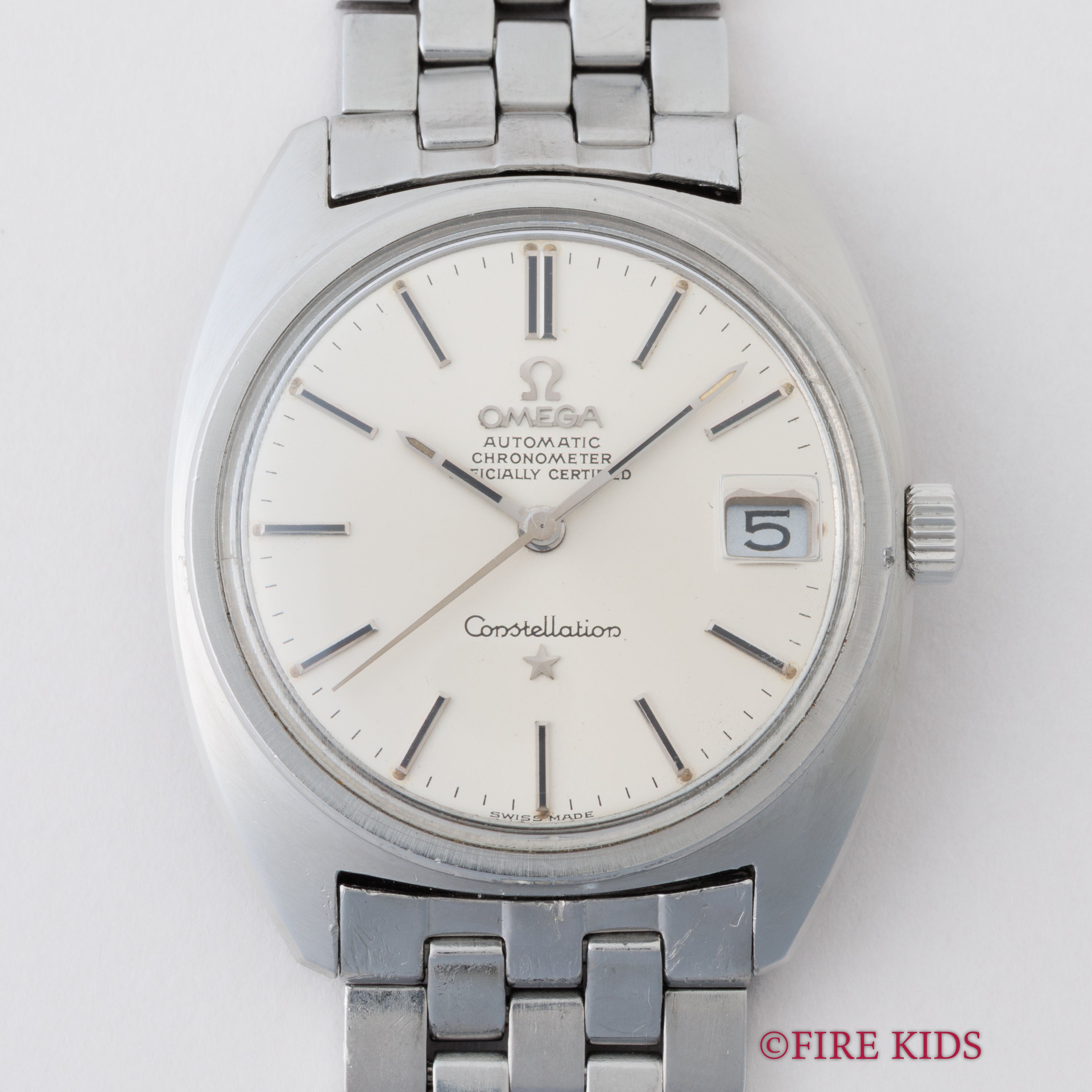 オメガ コンステレーション ジェンタデザイン前期型 1969年製 Ref.ST 168.017 純正ブレス