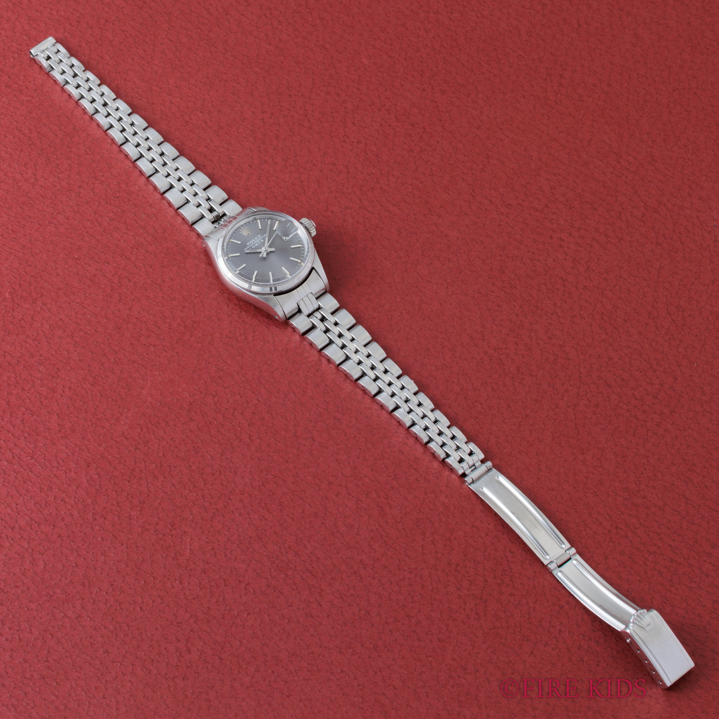 ロレックス オイスターパーペチュアルデイト レディース SSベゼル 1970年製 Ref.6517