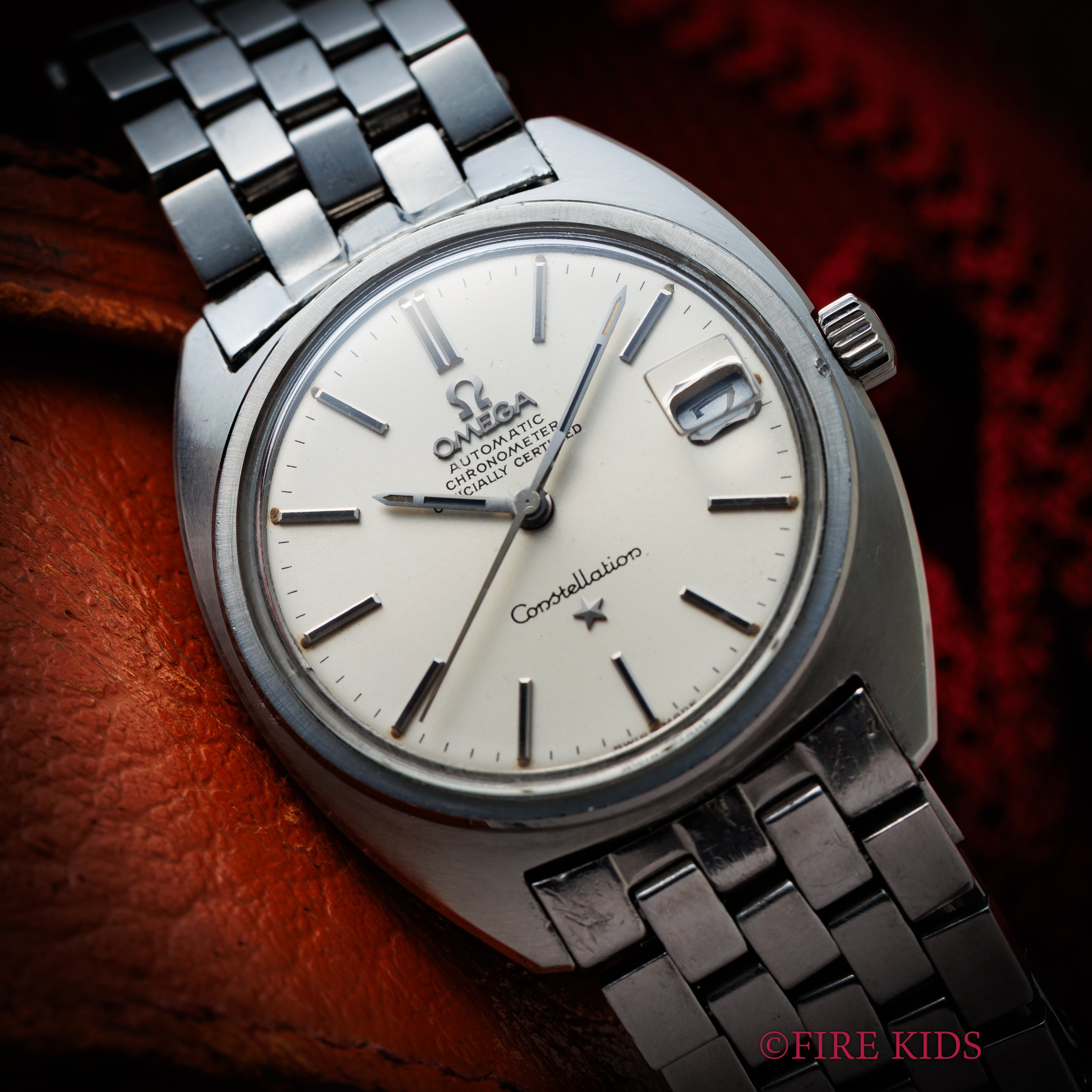 オメガ コンステレーション ジェンタデザイン前期型 1969年製 Ref.ST 168.017 純正ブレス