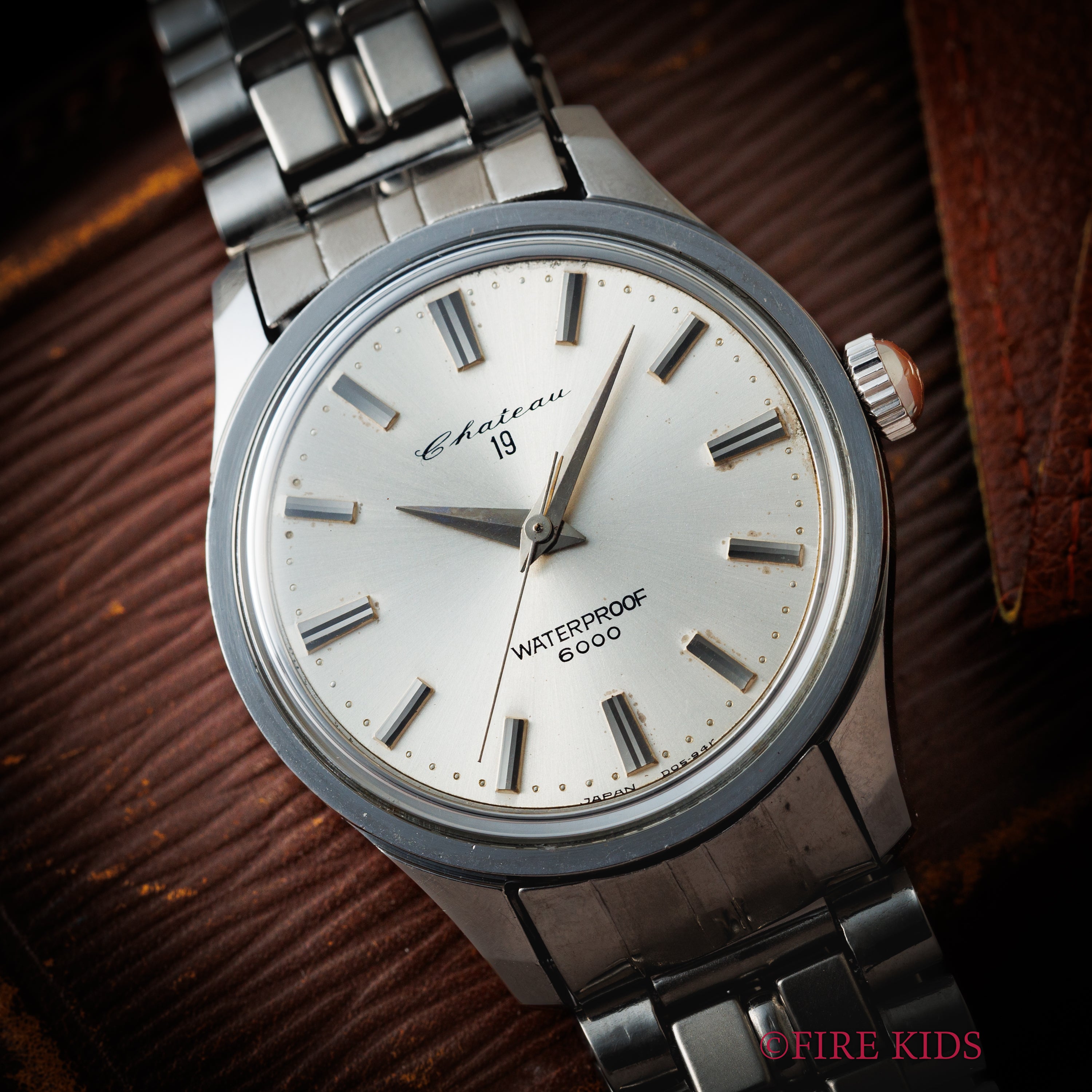 タカノ シャトー ウォータープルーフ6000 1960年代製 手巻き シャチホコ リコーブレス