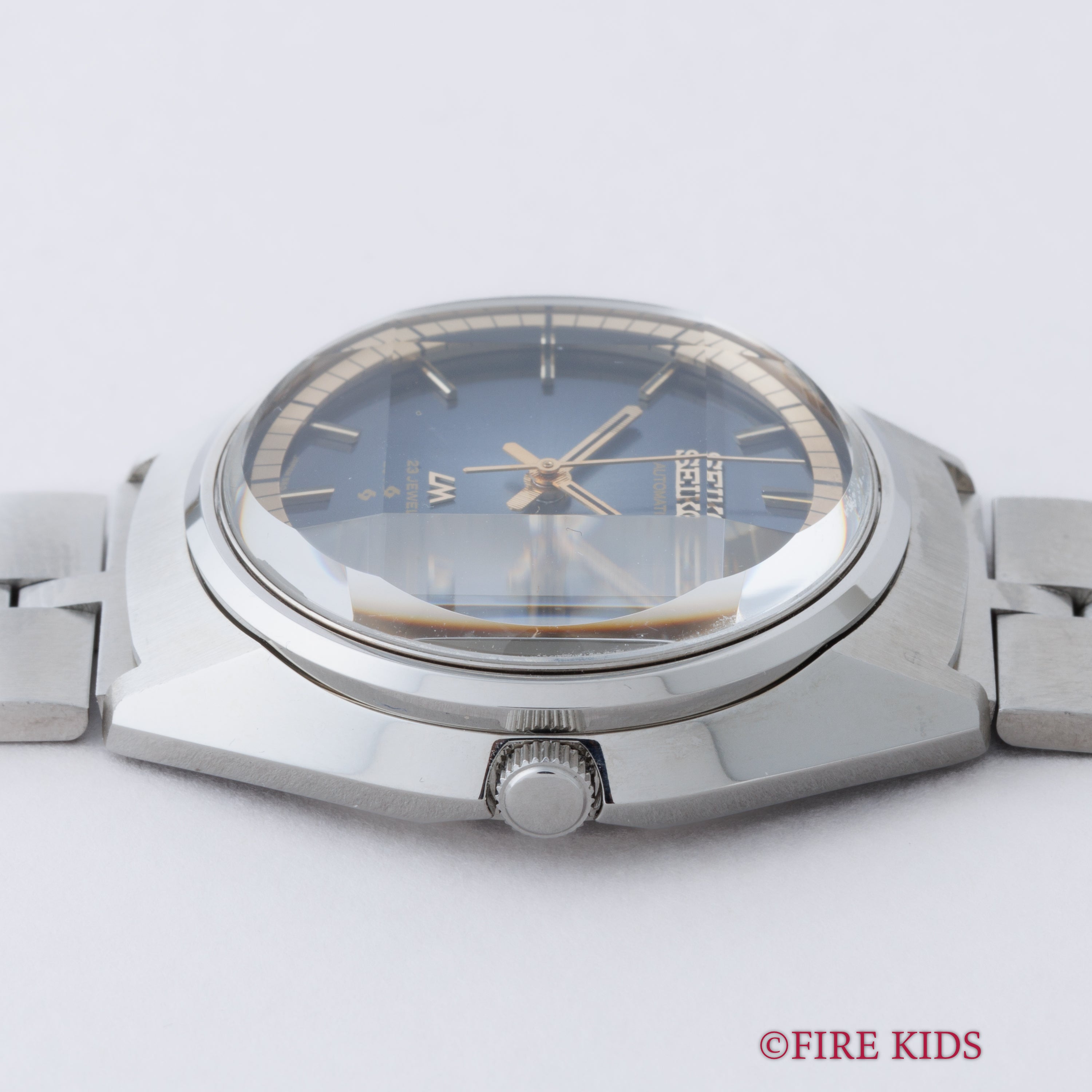 セイコー LM 1972年製 ブルーダイヤル カットガラス Ref.5606-7270 タグ付き 美品 純正ブレス付き