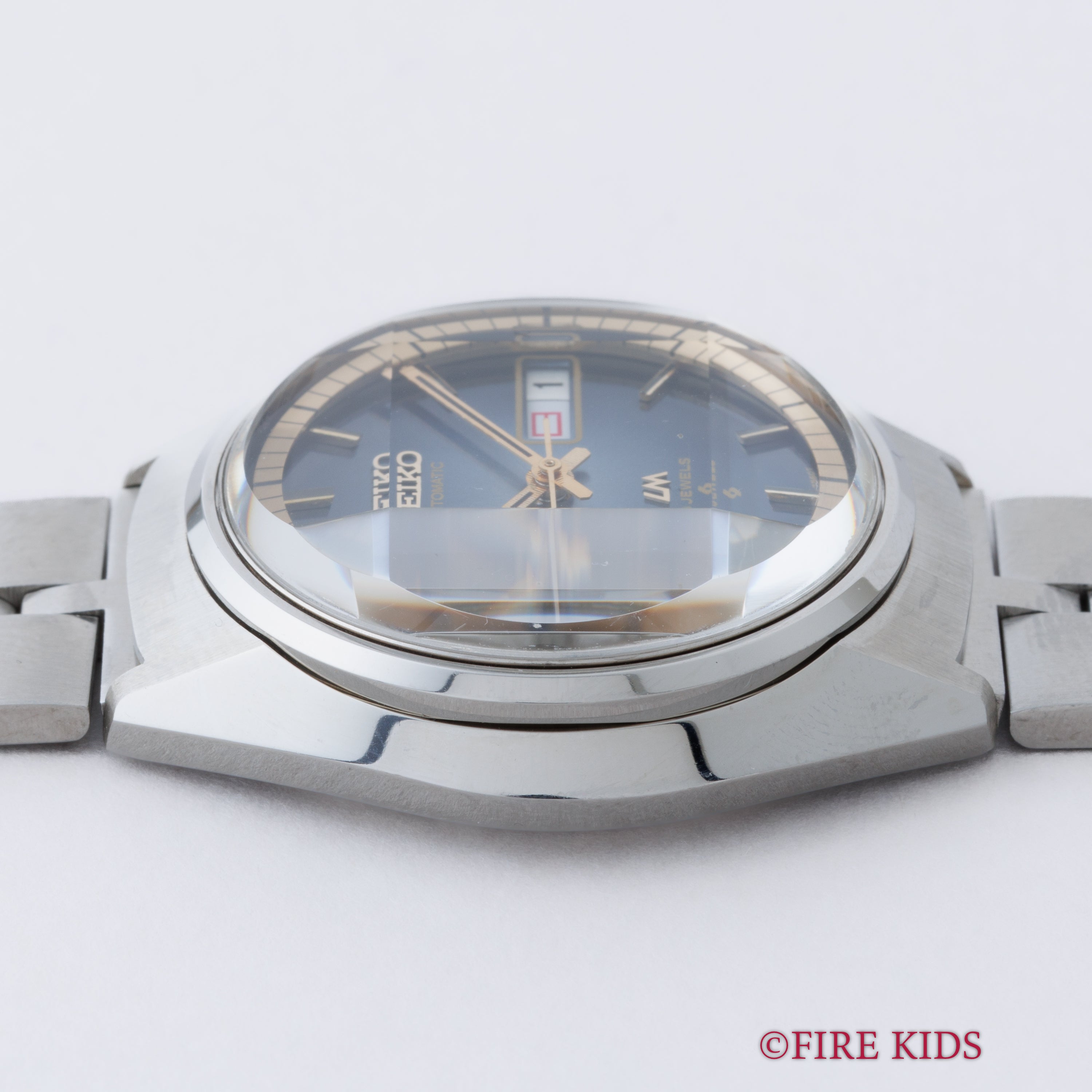 セイコー LM 1972年製 ブルーダイヤル カットガラス Ref.5606-7270 タグ付き 美品 純正ブレス付き