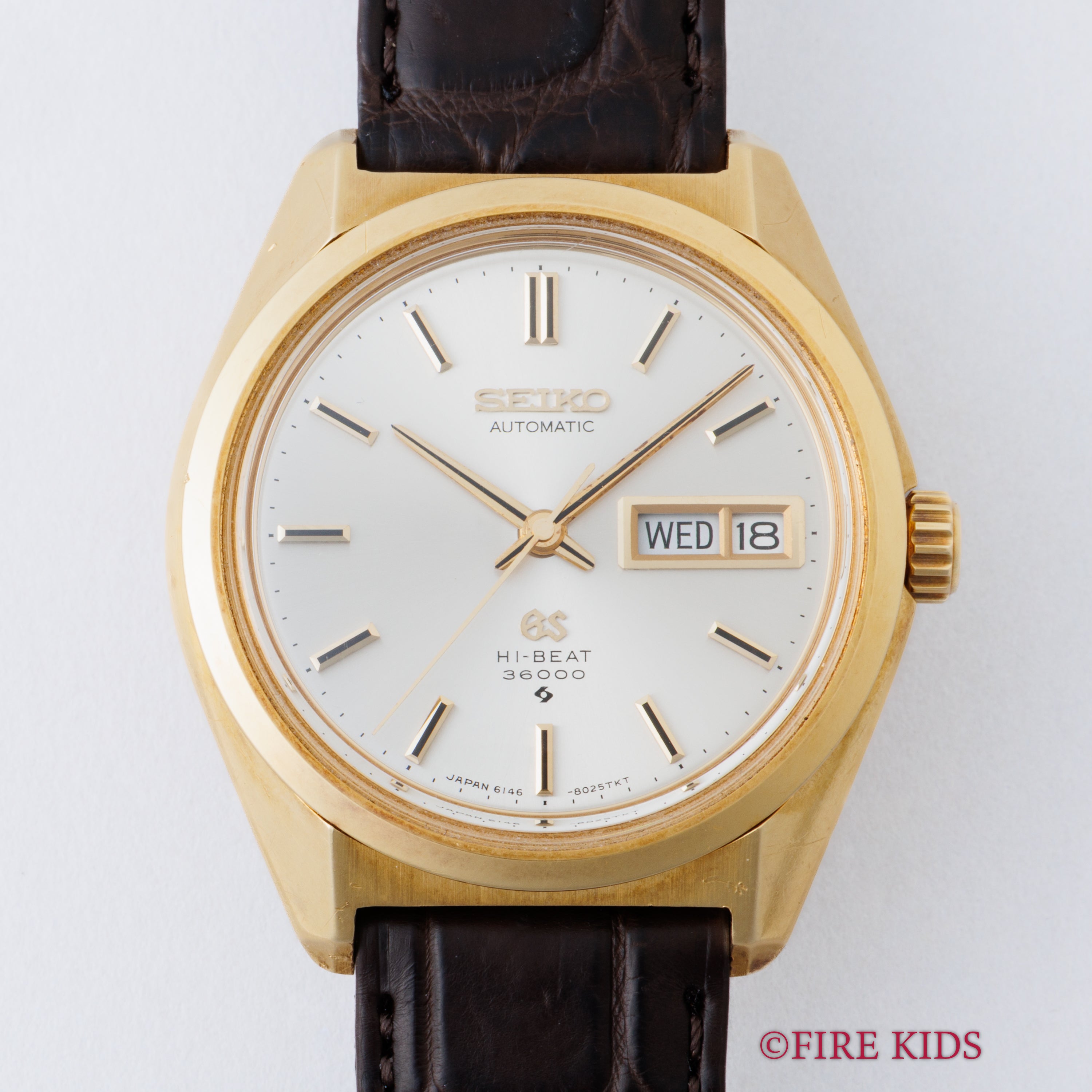 グランドセイコー 18金無垢 1970年製 Ref.6146-8000 10振動自動巻き