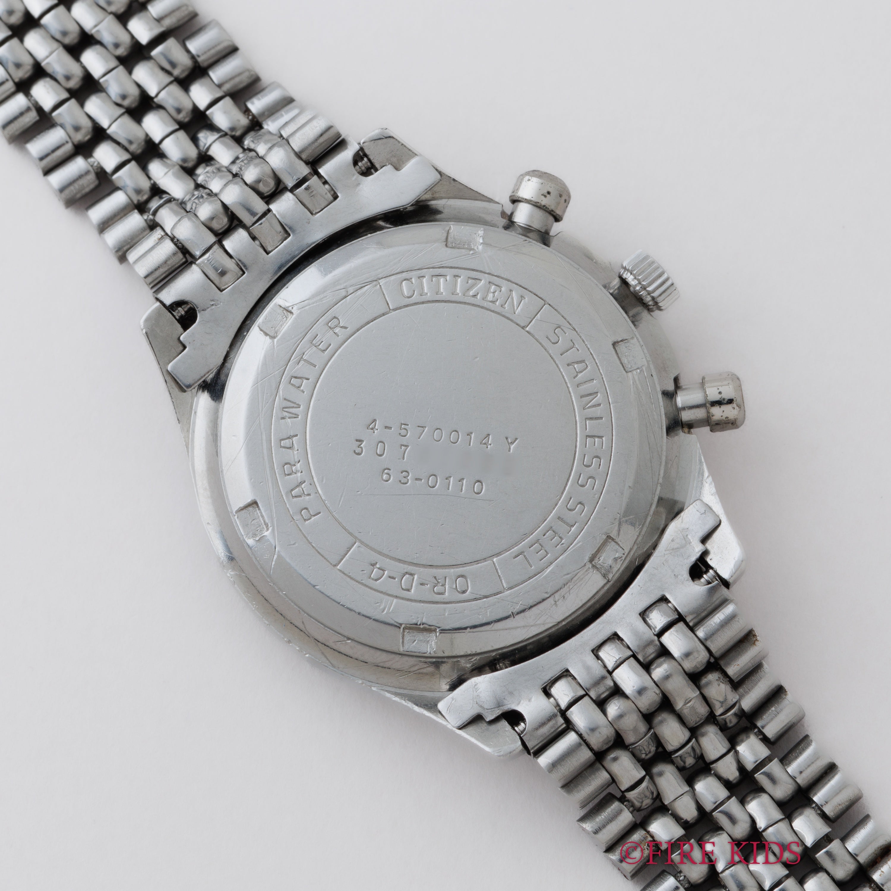 シチズン レコードマスター 1973年製 手巻き ブラックダイヤル フライバック機能付き