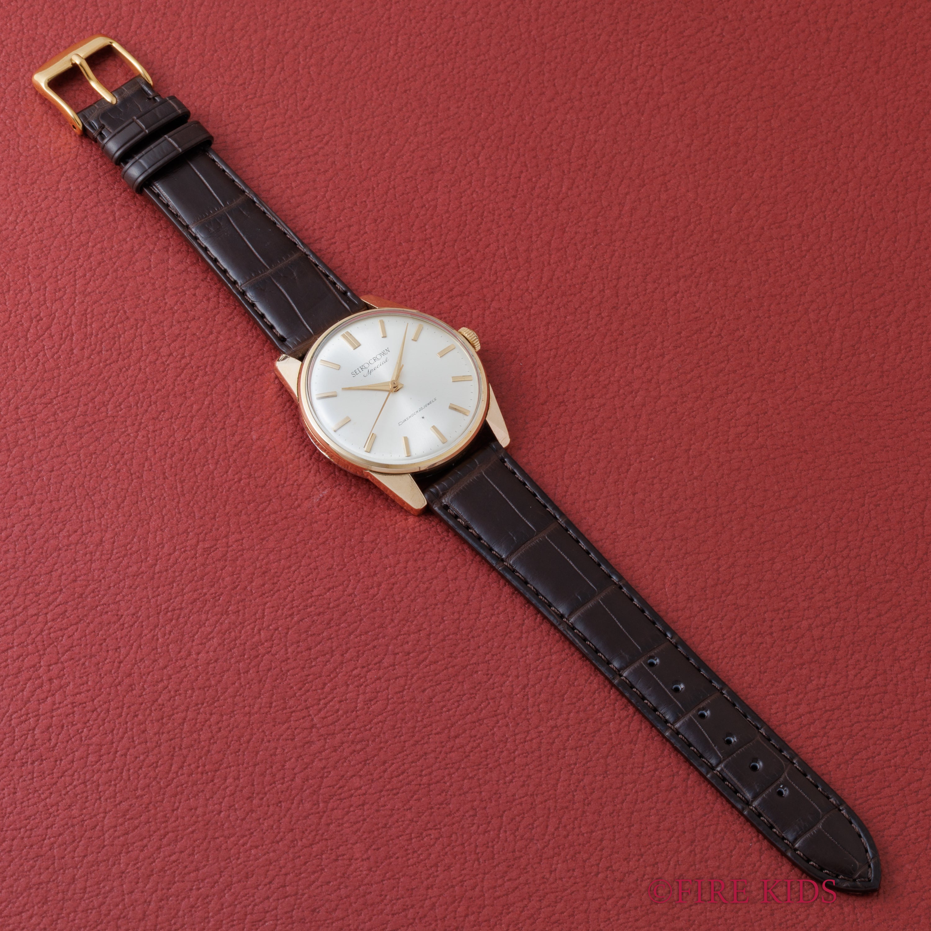 セイコー クラウンスペシャル 1964年製 金張り Ref.70299 箱付き