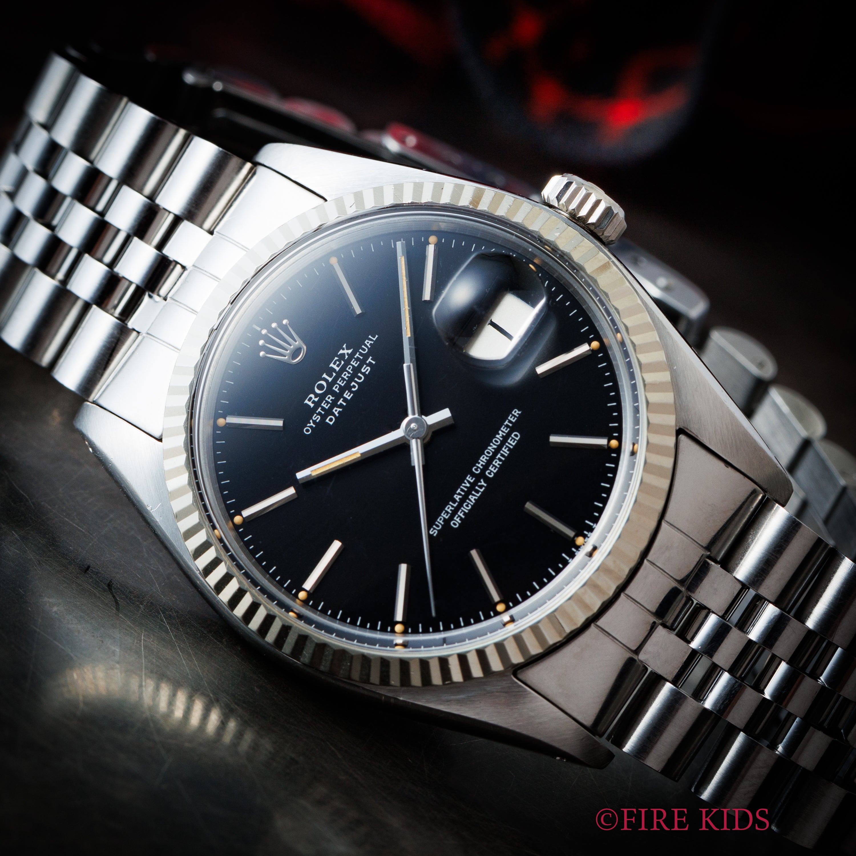 ロレックス デイトジャスト 1979年製 Ref.16014 ブラックダイヤル