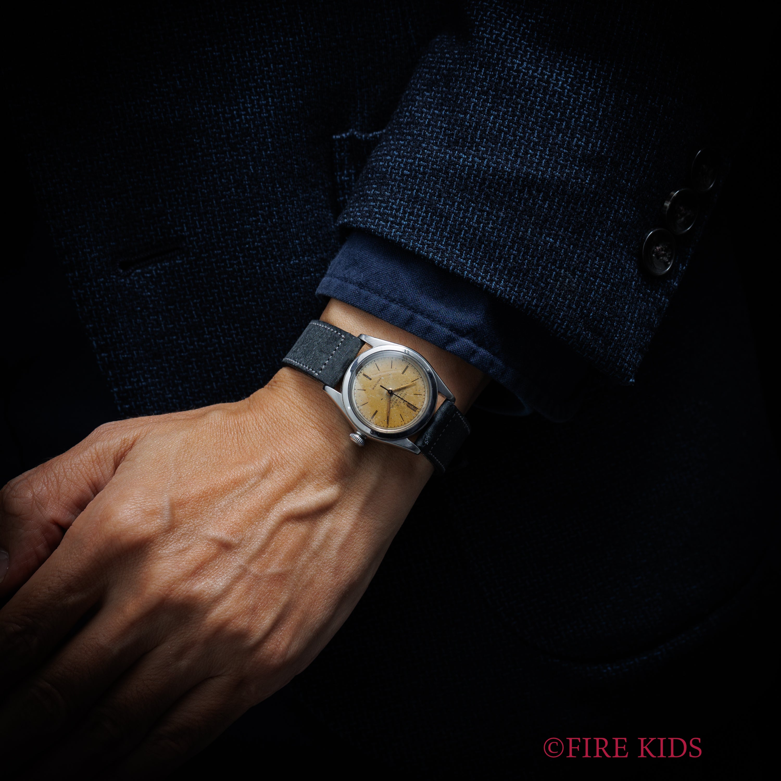 ロレックス オイスターロイヤル 1942年製 ブッフェラーWネーム 手巻き