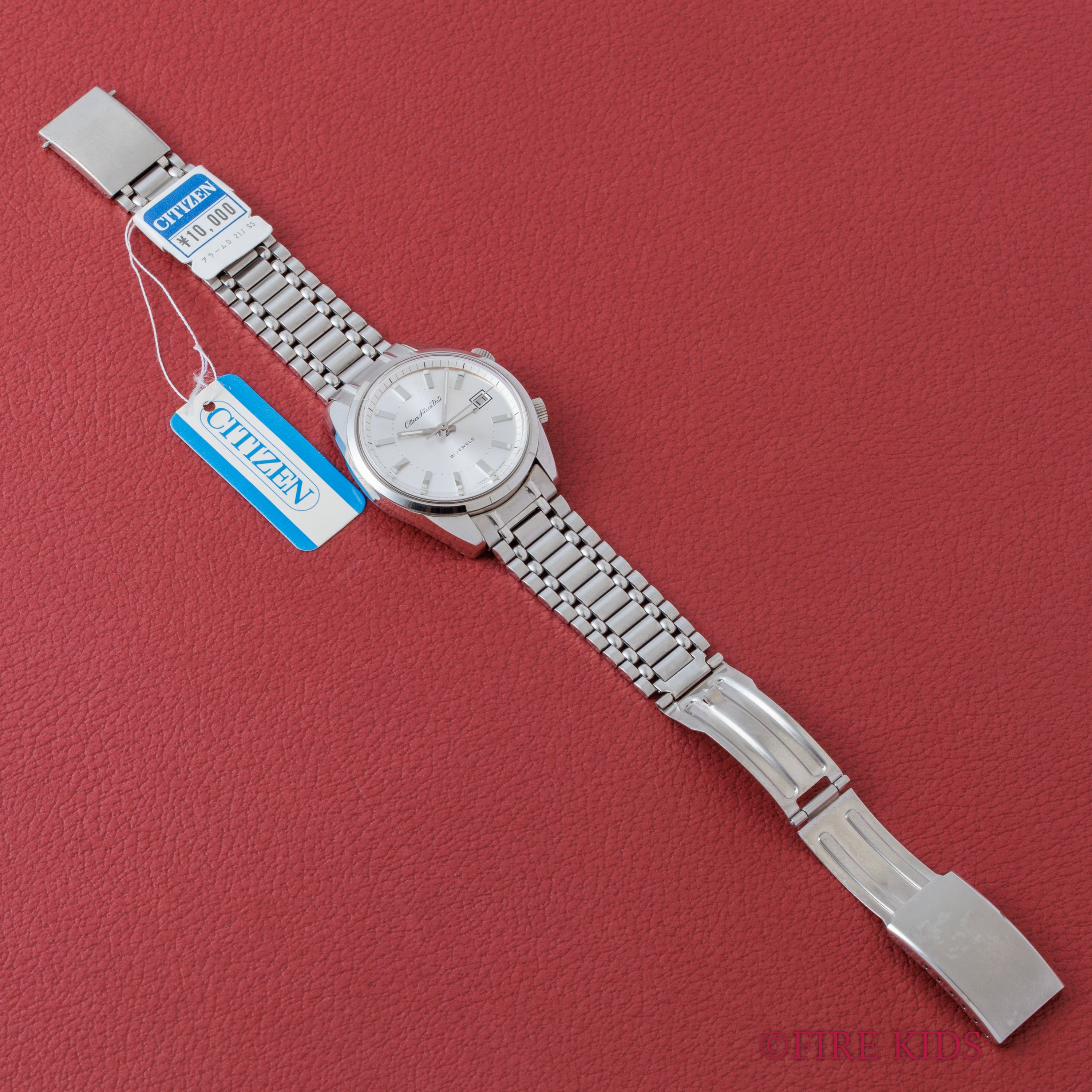 シチズン 1973年製 4Hアラーム 未使用美品 手巻 純正ステンレスブレス