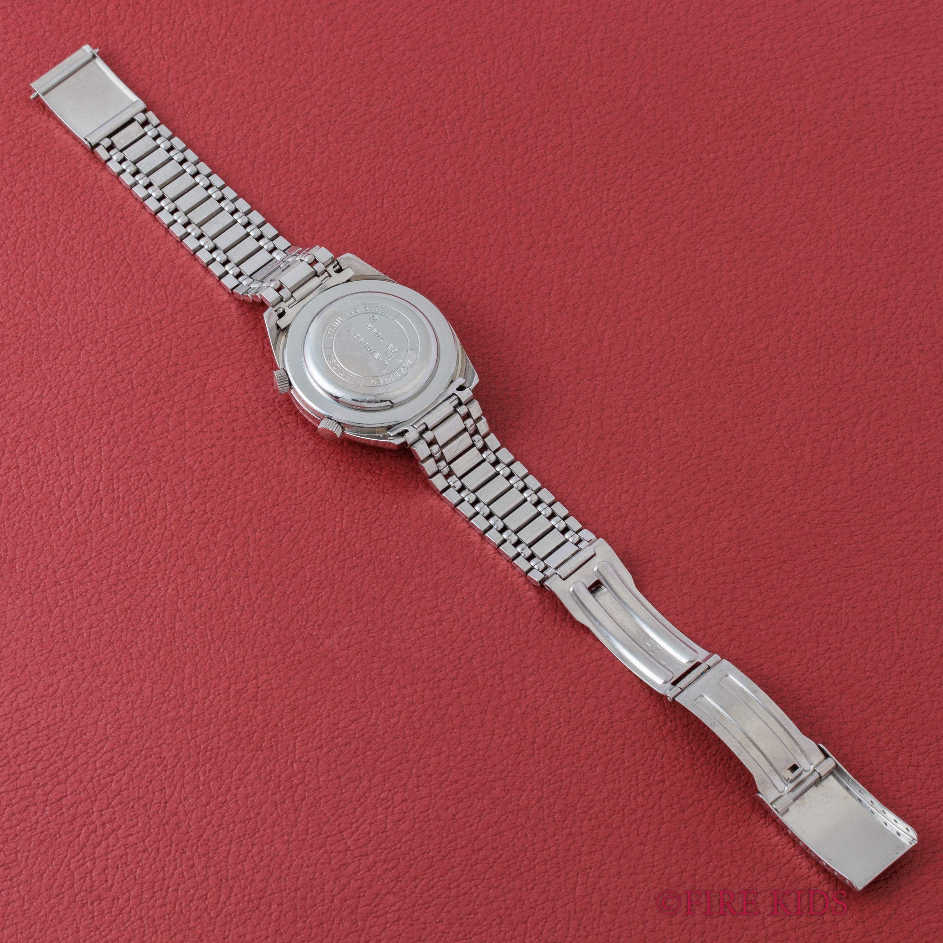 シチズン 1973年製 4Hアラーム 未使用美品 手巻 純正ステンレスブレス