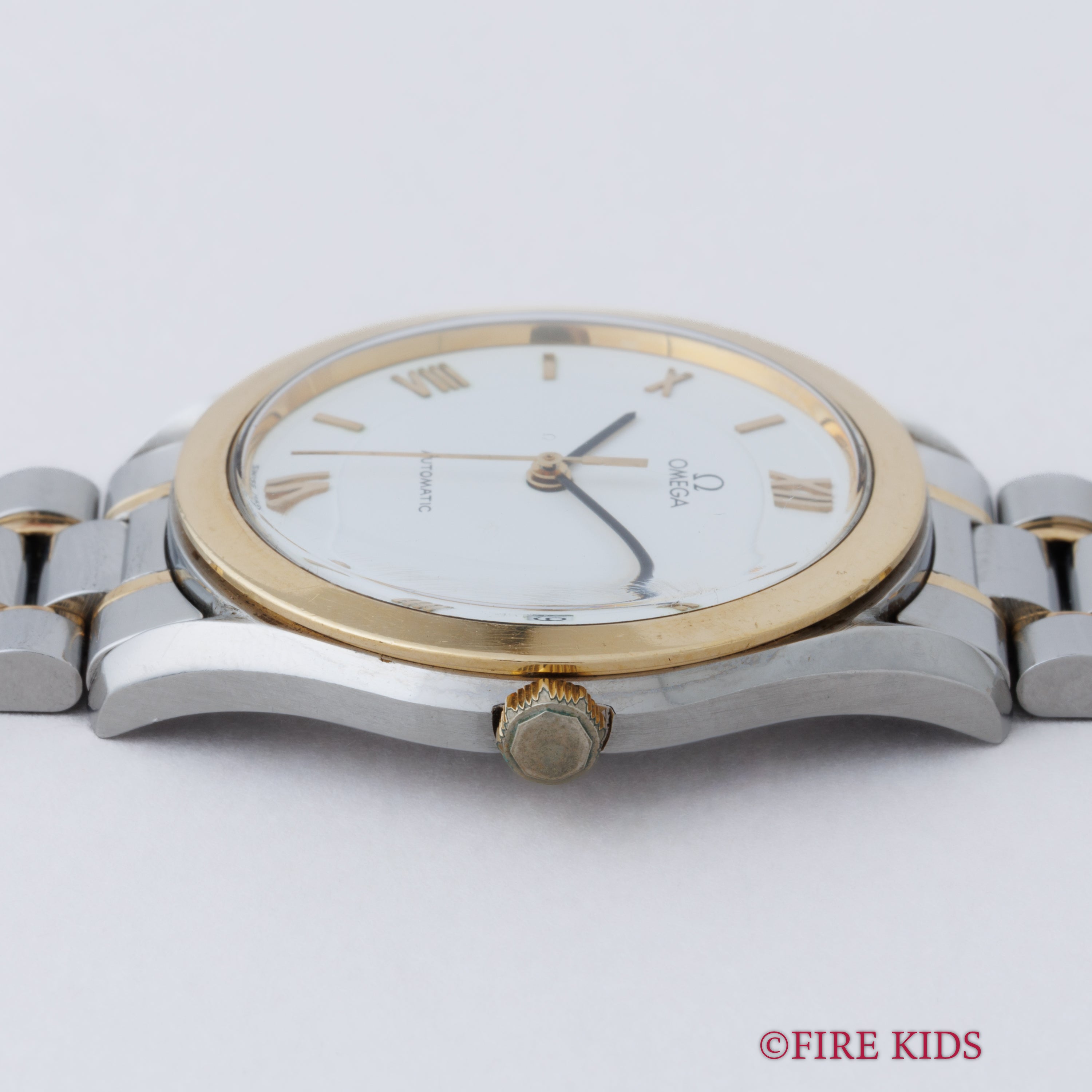 オメガ クラシック ヘリテージ 1986年製 コンビモデル 自動巻き ホワイトローマン